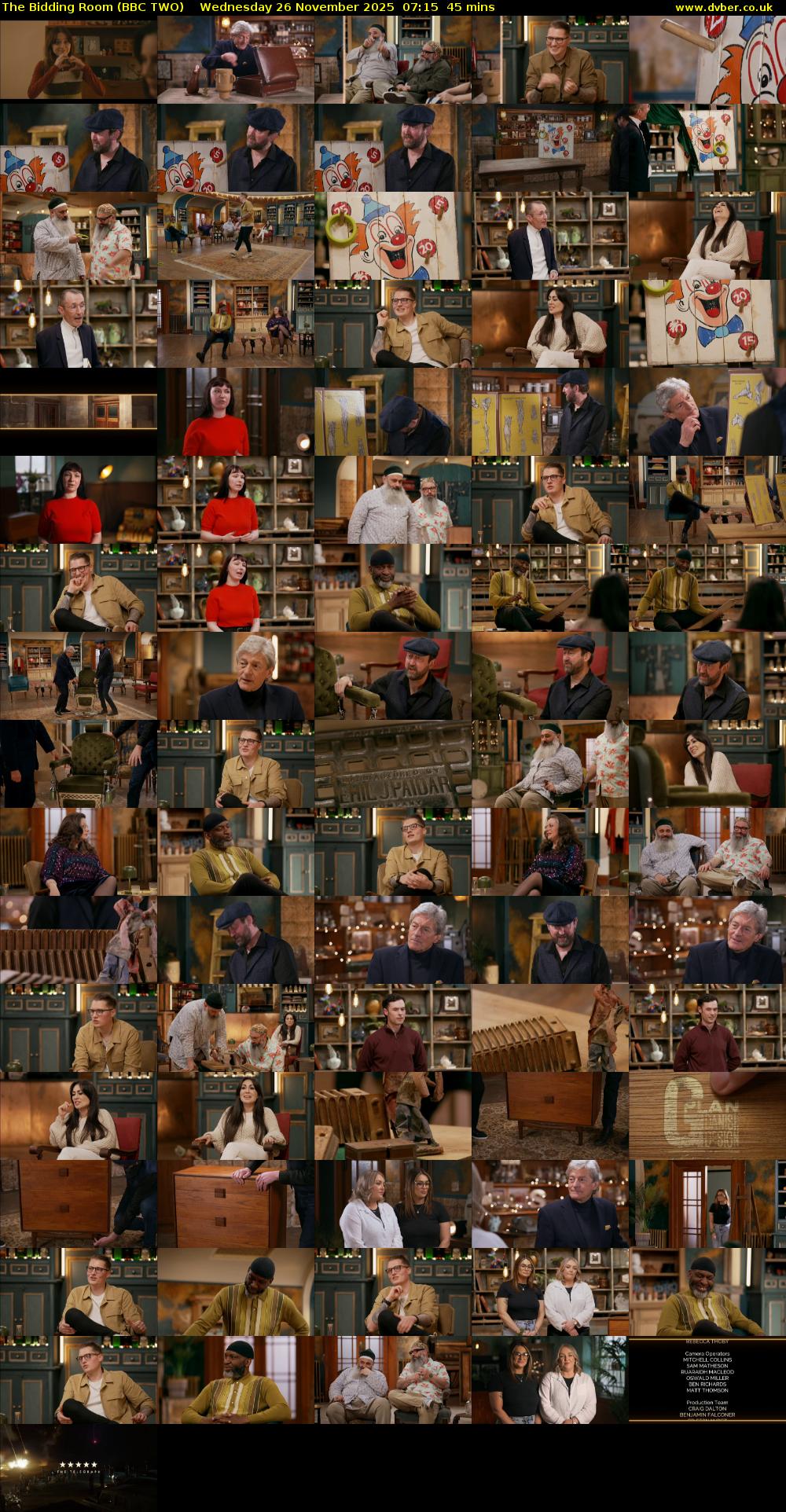 The Bidding Room (BBC TWO) Wednesday 26 November 2025 07:15 - 08:00
