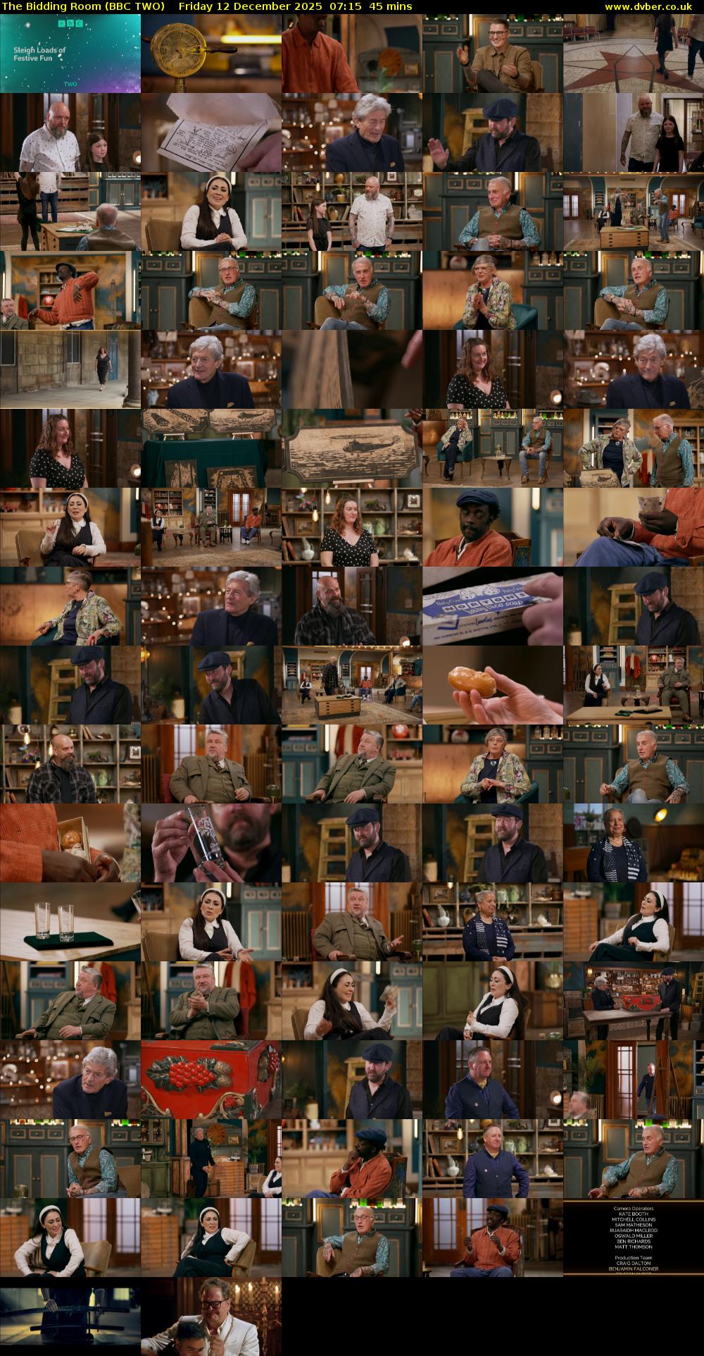 The Bidding Room (BBC TWO) Friday 12 December 2025 07:15 - 08:00
