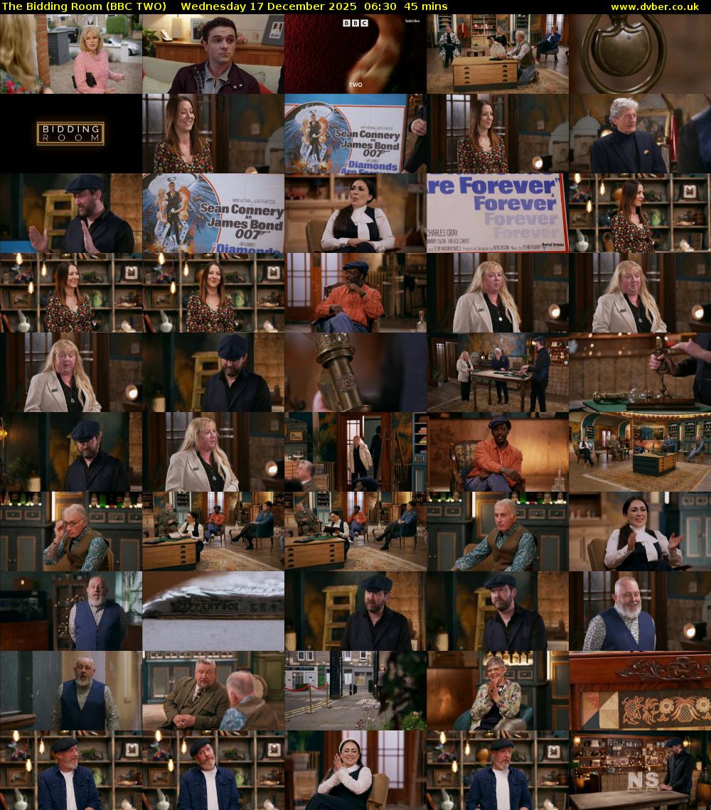 The Bidding Room (BBC TWO) Wednesday 17 December 2025 06:30 - 07:15
