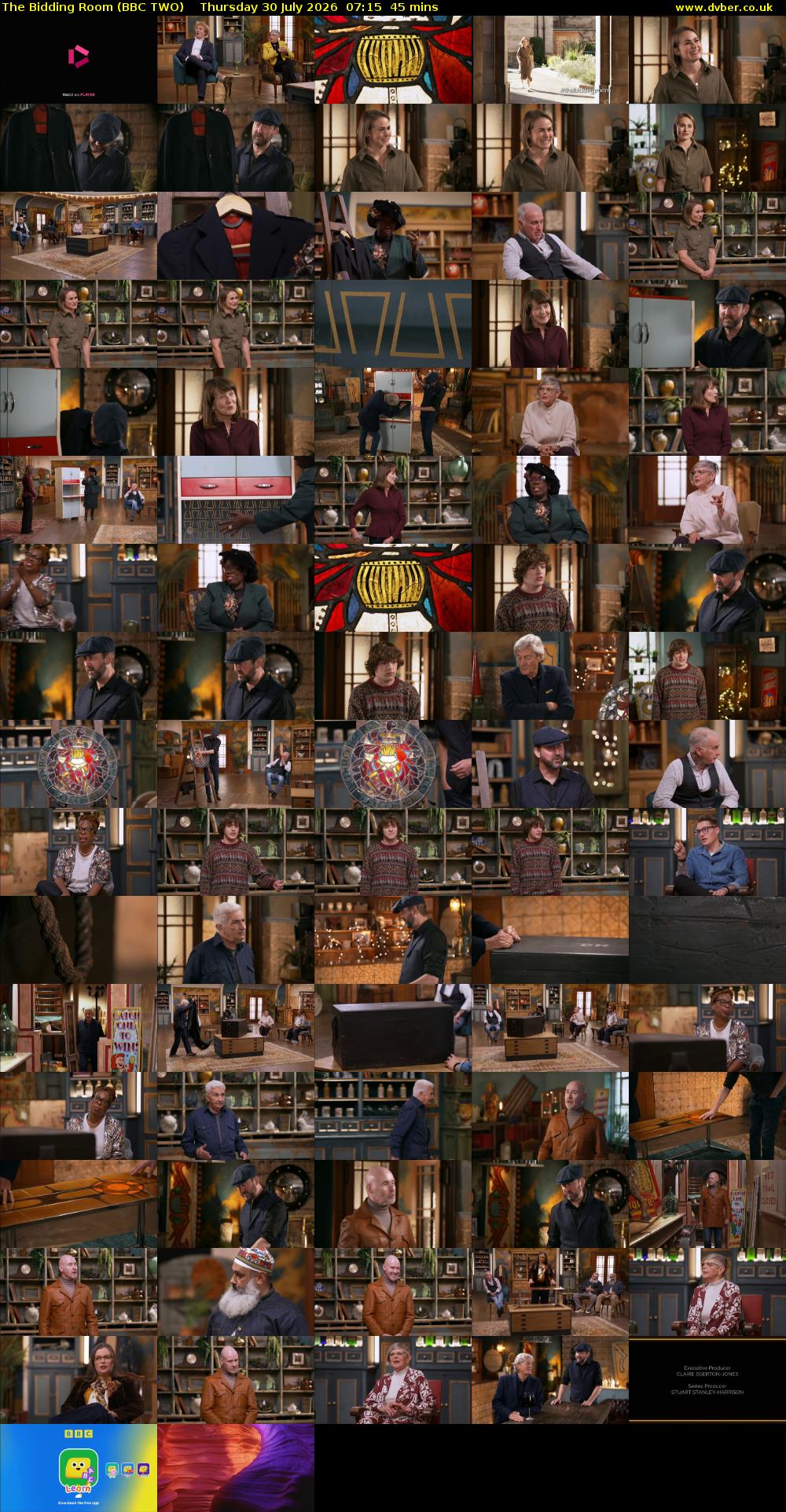 The Bidding Room (BBC TWO) Thursday 30 July 2026 07:15 - 08:00
