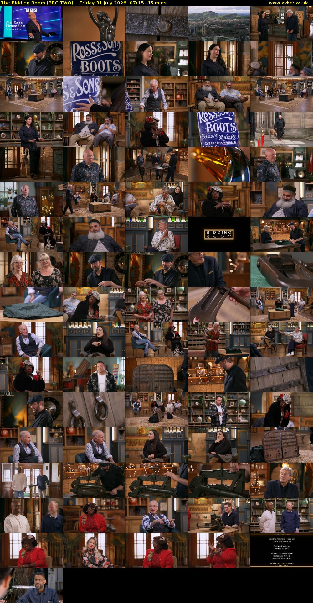 The Bidding Room (BBC TWO) Friday 31 July 2026 07:15 - 08:00