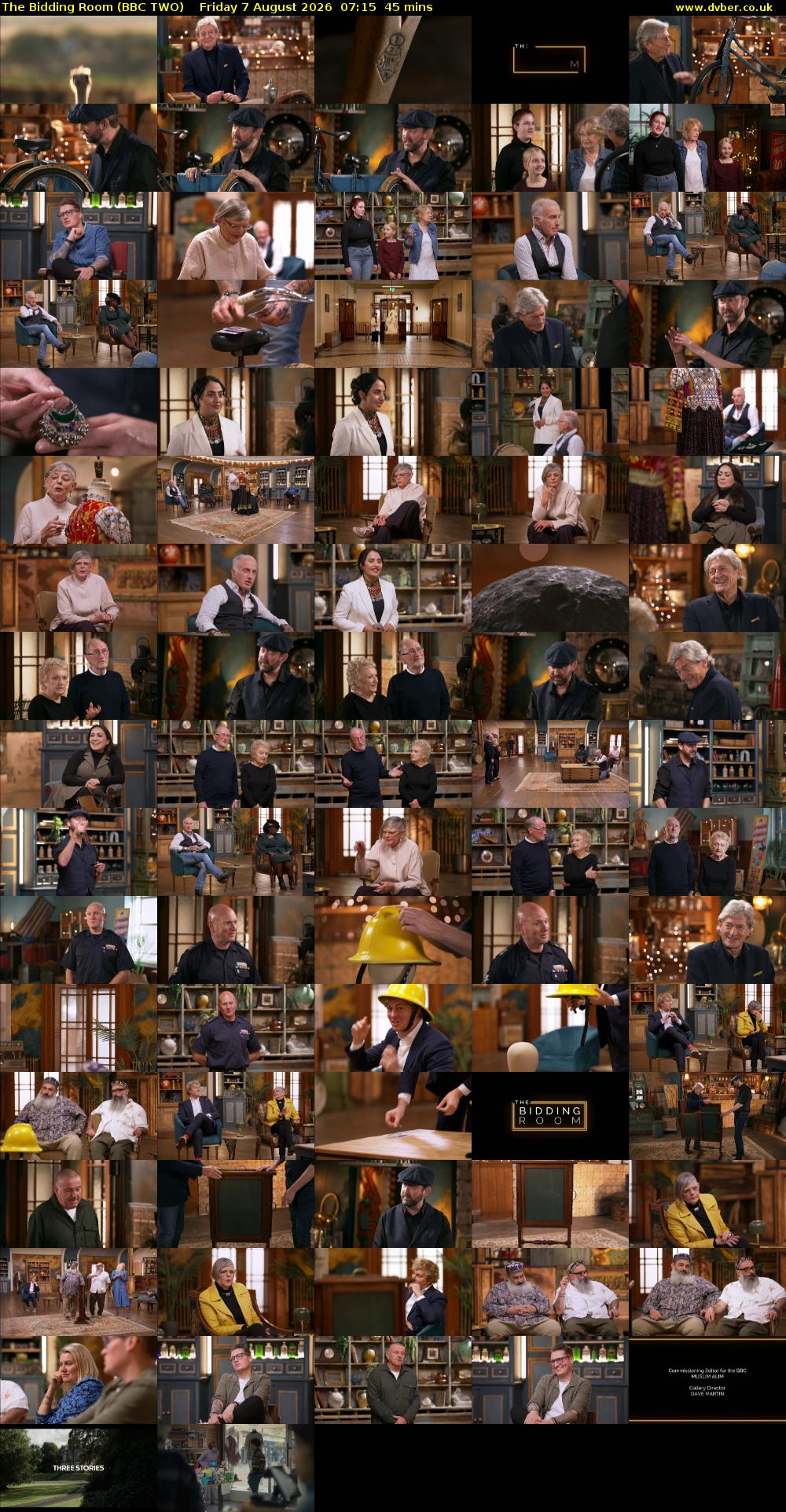 The Bidding Room (BBC TWO) Friday 7 August 2026 07:15 - 08:00