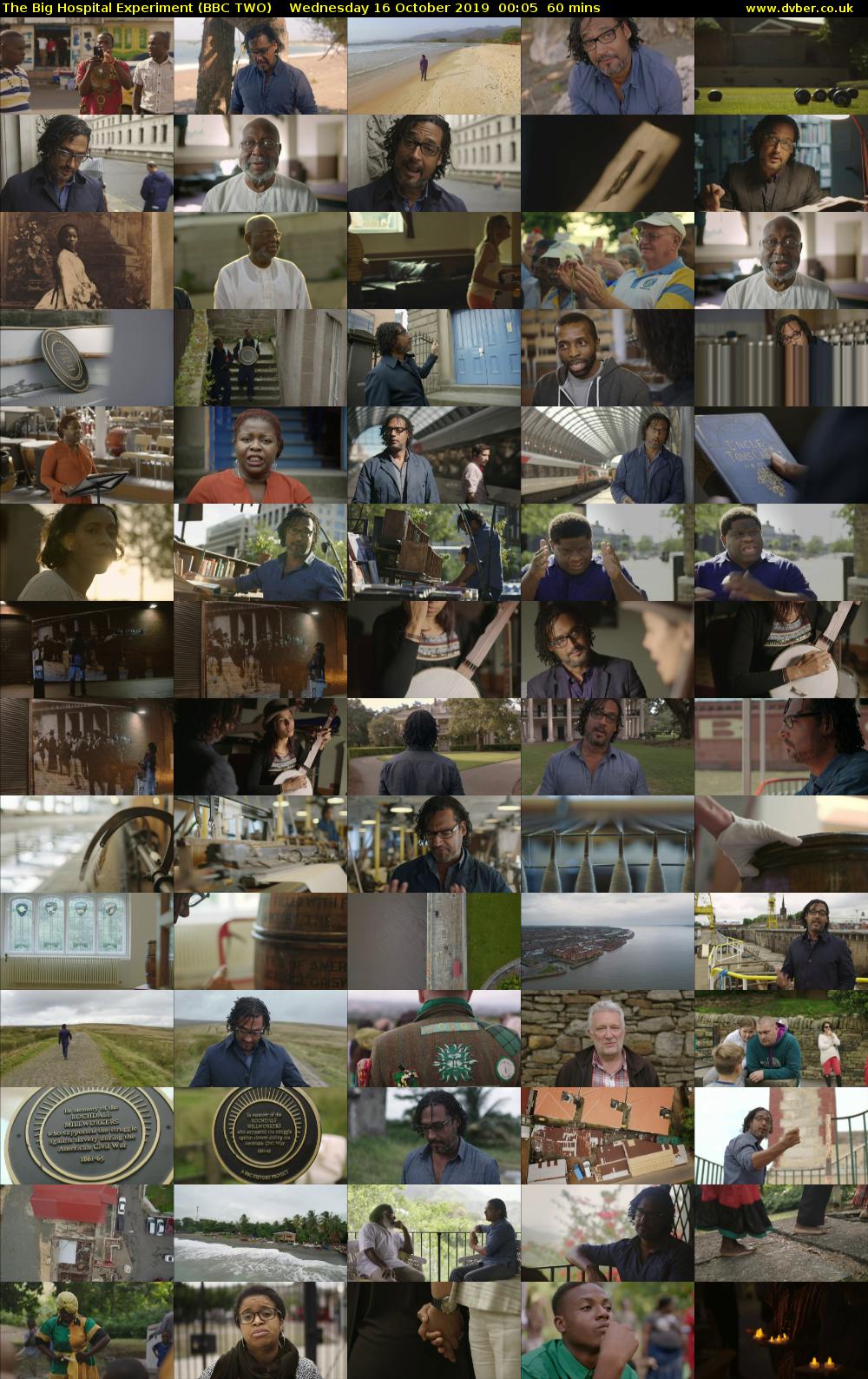 The Big Hospital Experiment (BBC TWO) Wednesday 16 October 2019 00:05 - 01:05