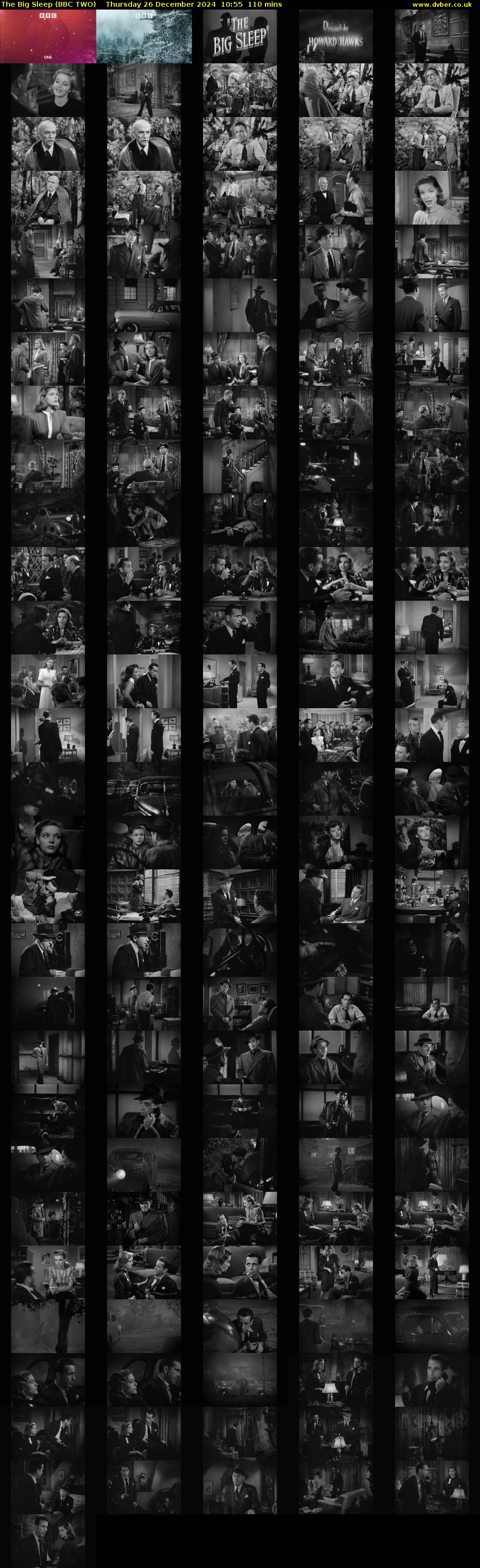 The Big Sleep (BBC TWO) Thursday 26 December 2024 10:55 - 12:45
