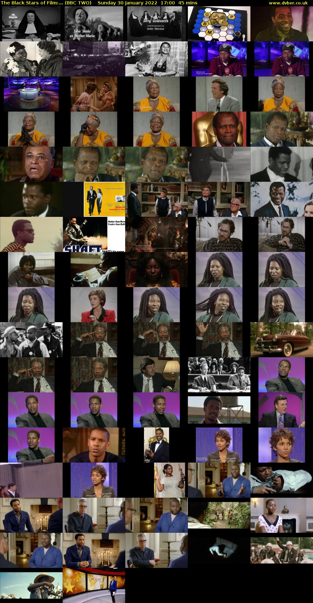 The Black Stars of Film:... (BBC TWO) Sunday 30 January 2022 17:00 - 17:45