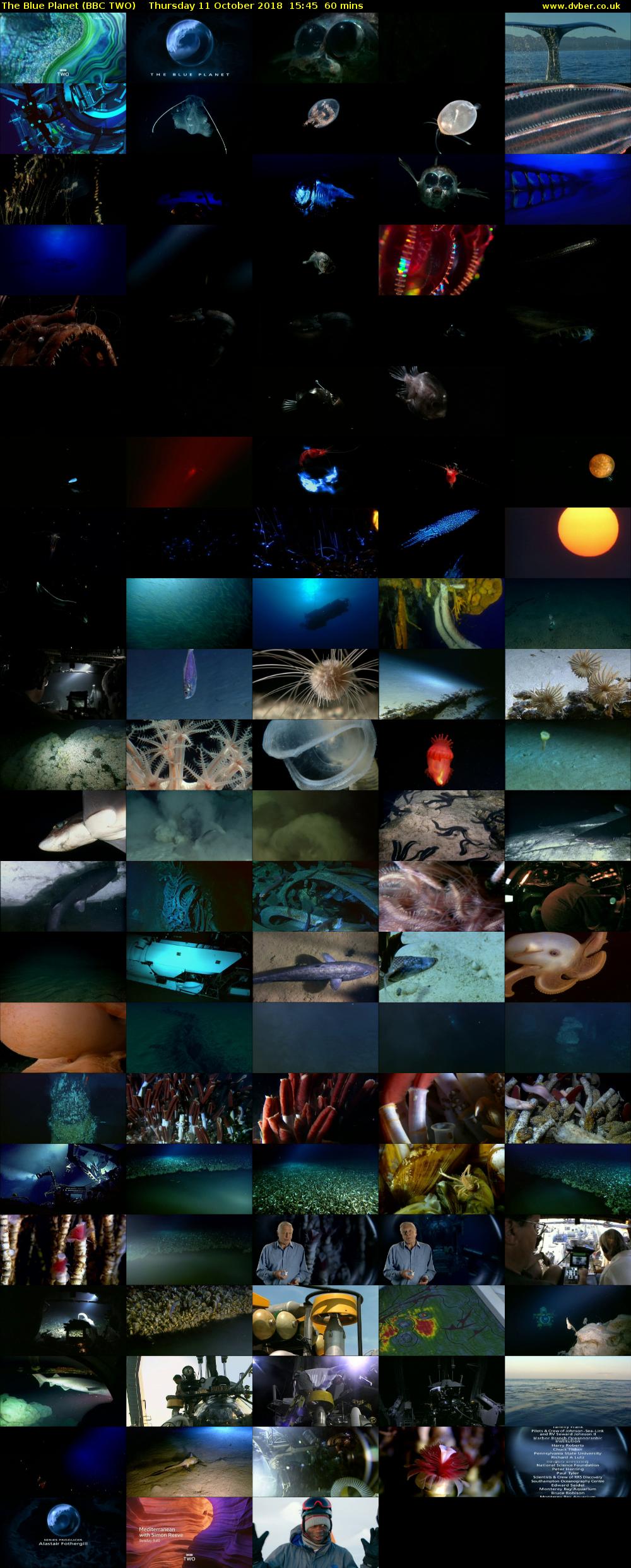The Blue Planet (BBC TWO) Thursday 11 October 2018 15:45 - 16:45