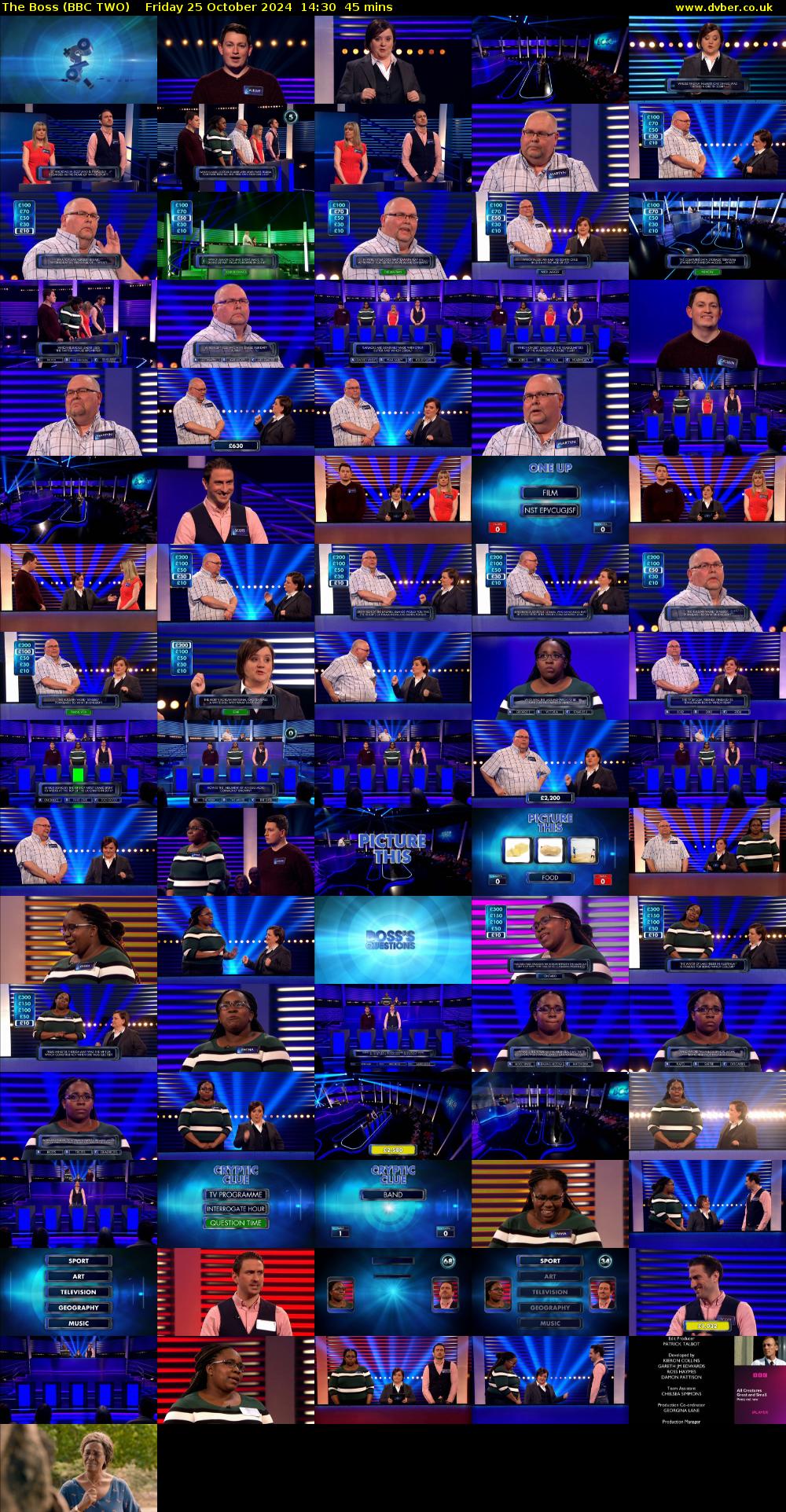 The Boss (BBC TWO) Friday 25 October 2024 14:30 - 15:15