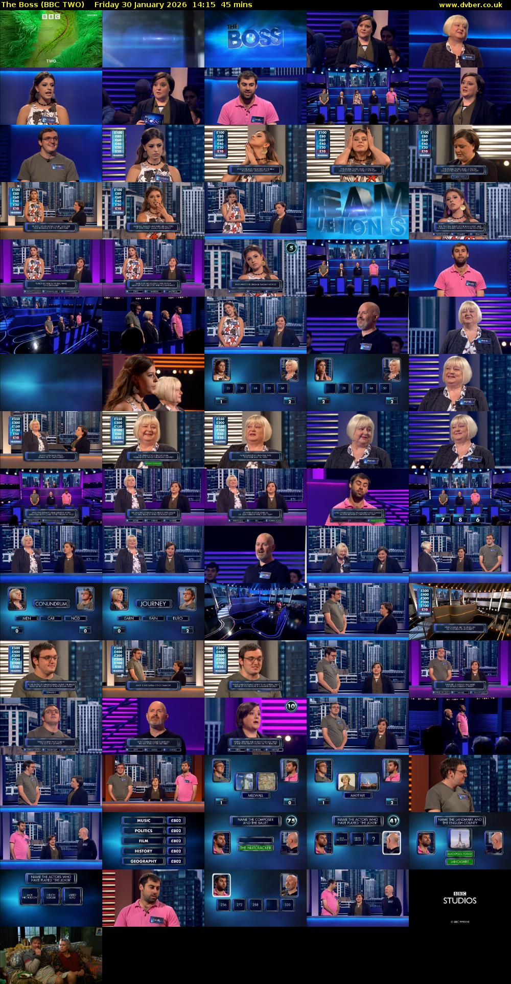 The Boss (BBC TWO) Friday 30 January 2026 14:15 - 15:00