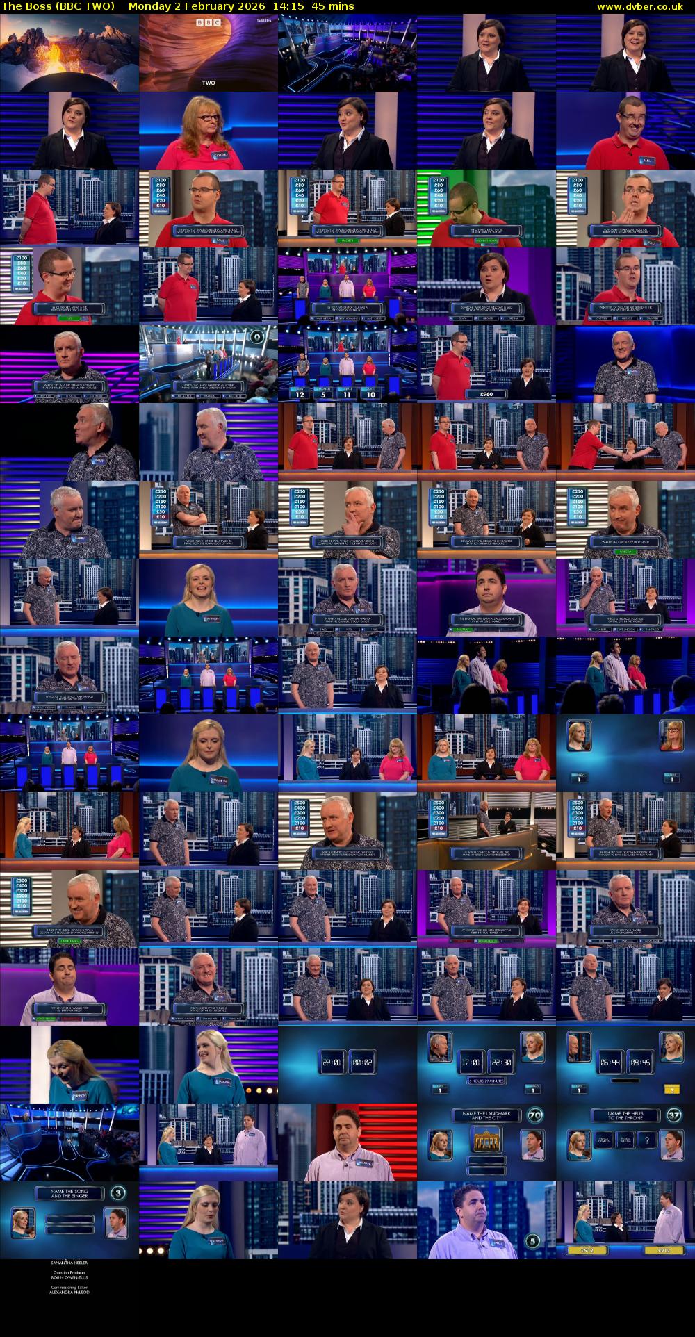 The Boss (BBC TWO) Monday 2 February 2026 14:15 - 15:00