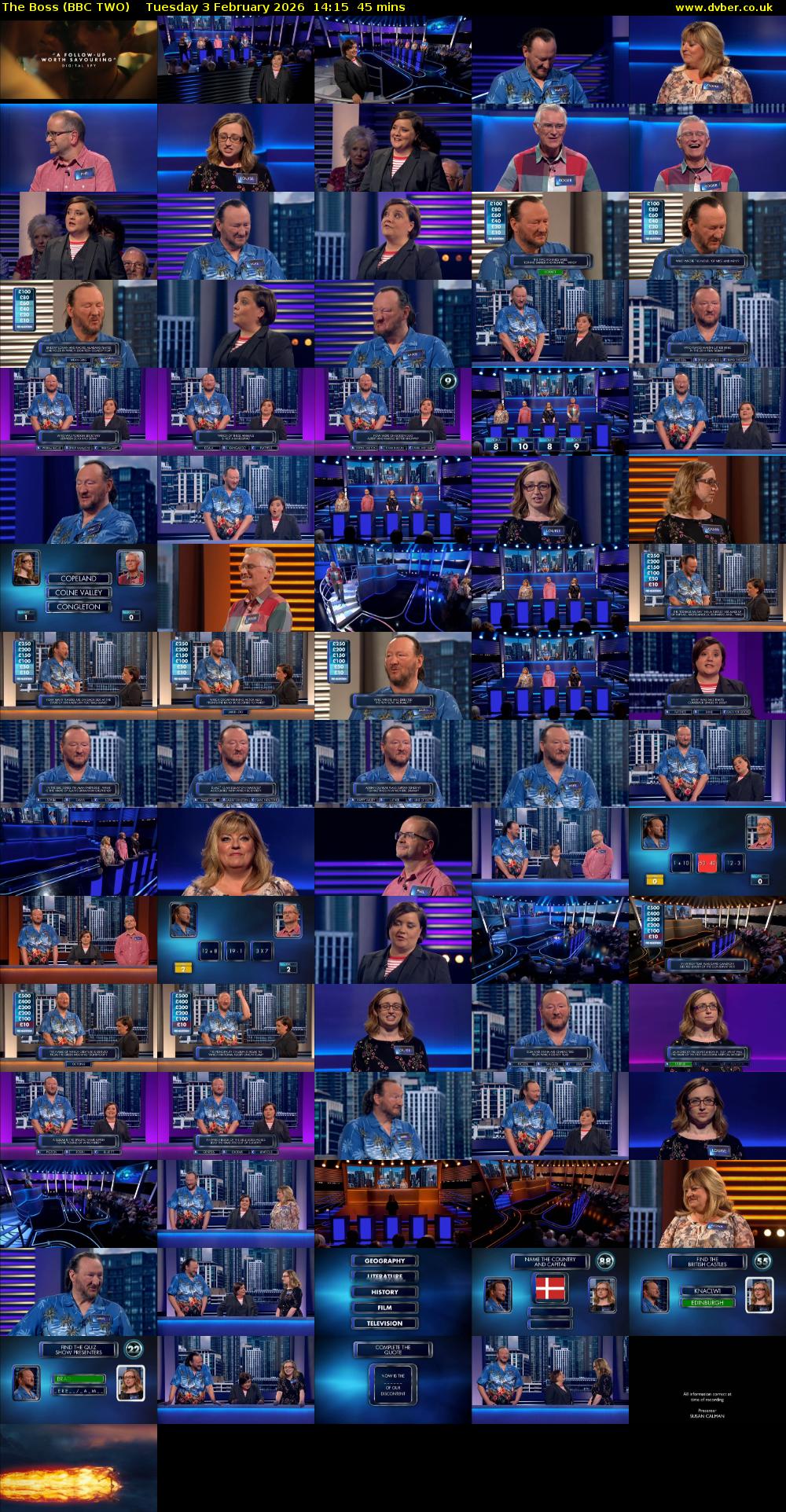 The Boss (BBC TWO) Tuesday 3 February 2026 14:15 - 15:00