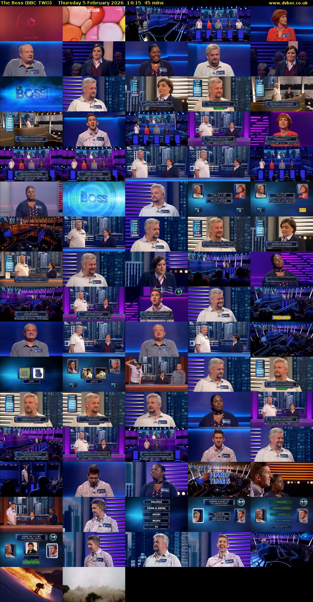 The Boss (BBC TWO) Thursday 5 February 2026 14:15 - 15:00