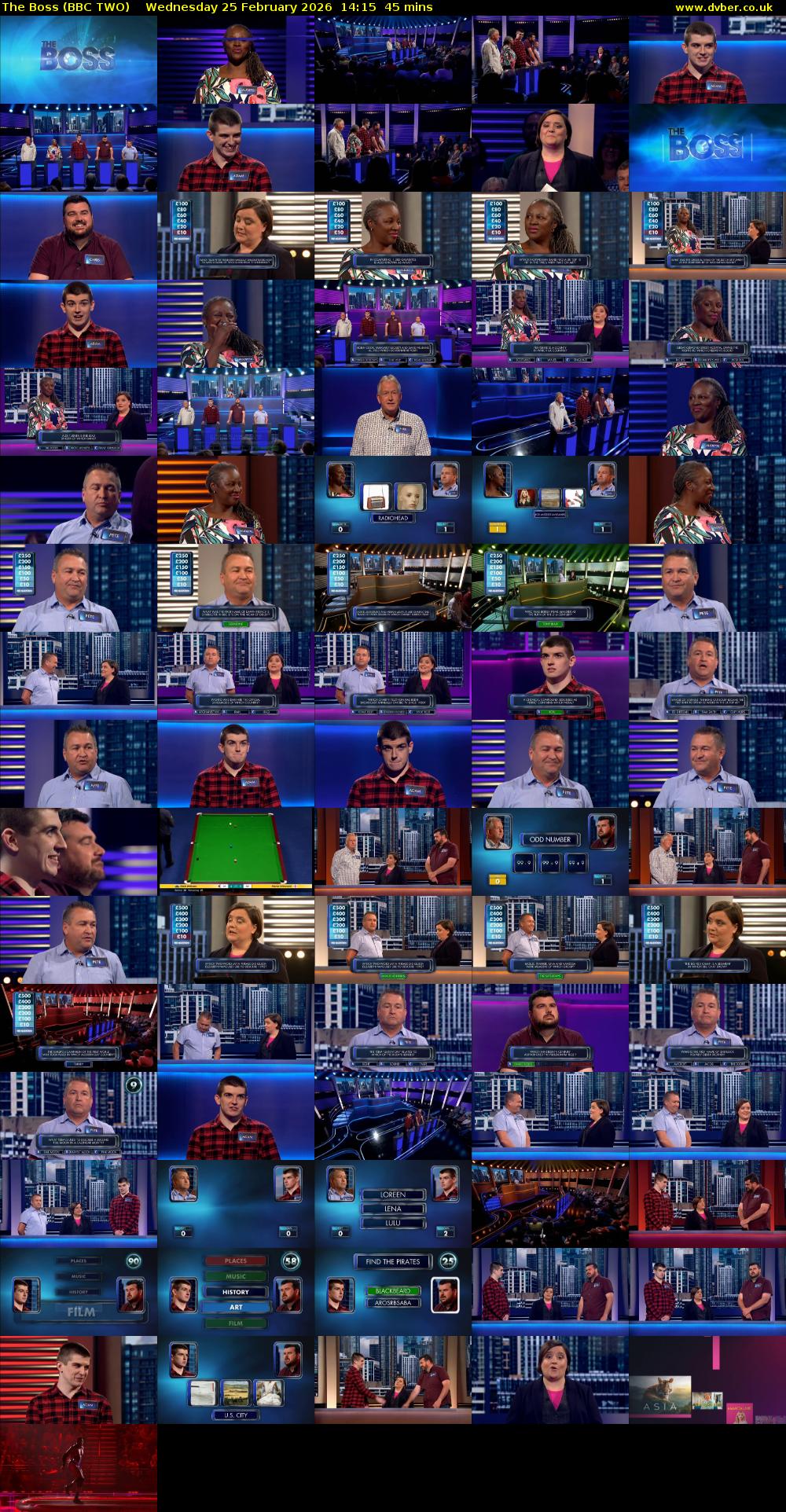 The Boss (BBC TWO) Wednesday 25 February 2026 14:15 - 15:00