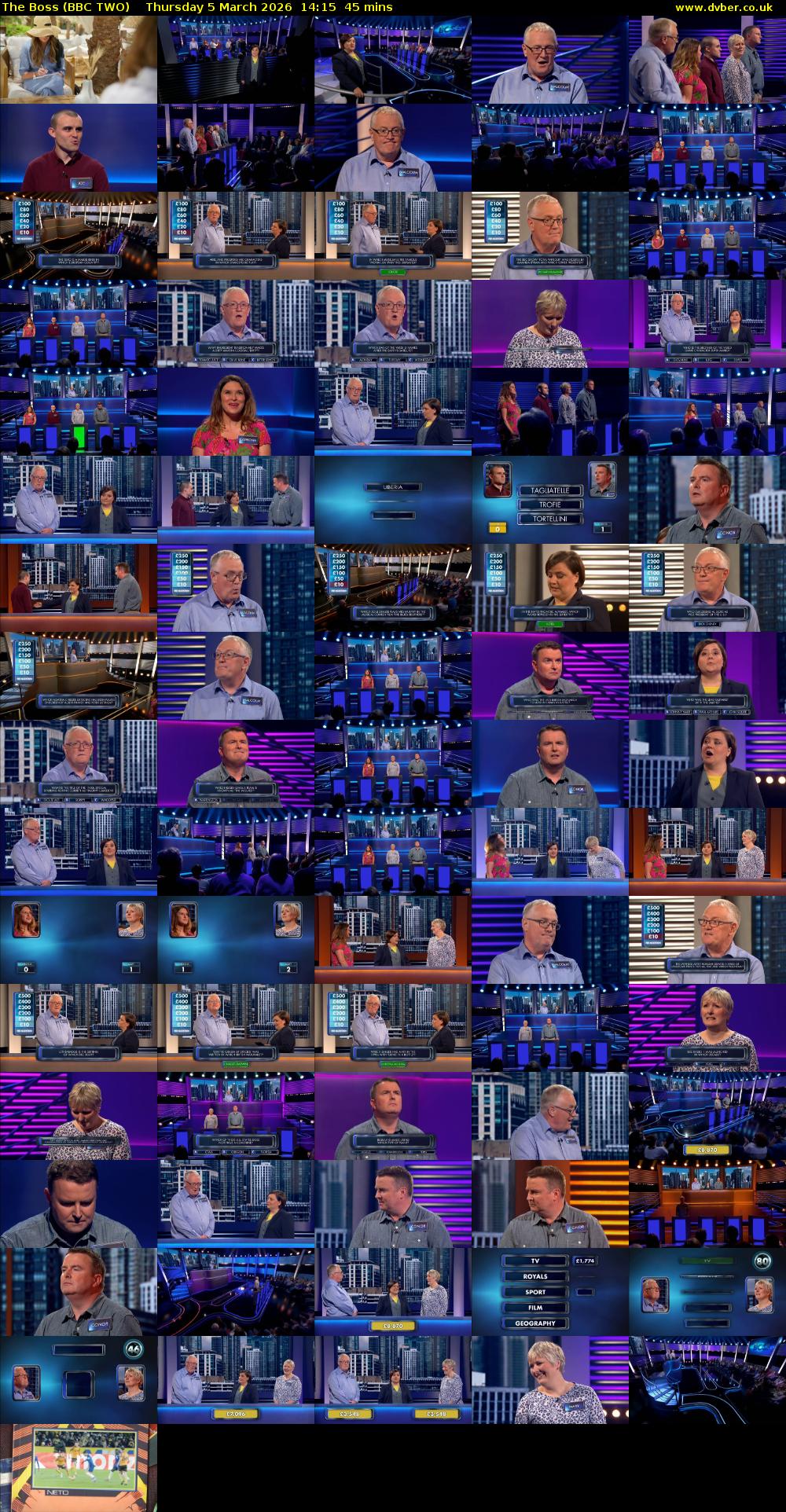 The Boss (BBC TWO) Thursday 5 March 2026 14:15 - 15:00