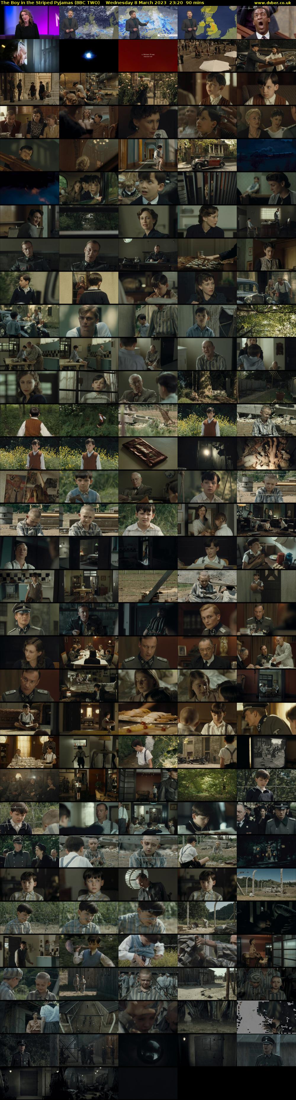 The Boy in the Striped Pyjamas (BBC TWO) Wednesday 8 March 2023 23:20 - 00:50