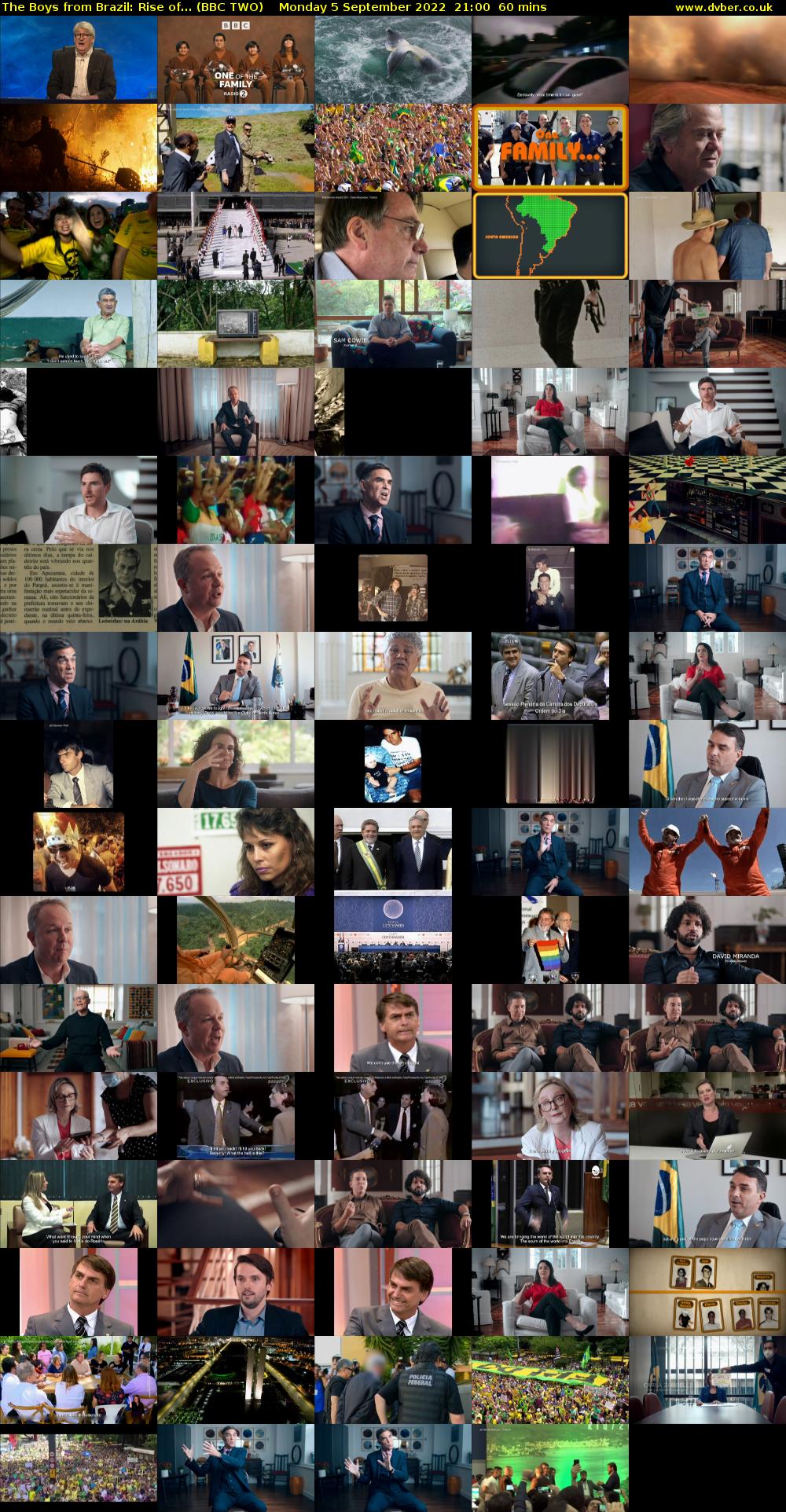 The Boys from Brazil: Rise of... (BBC TWO) Monday 5 September 2022 21:00 - 22:00