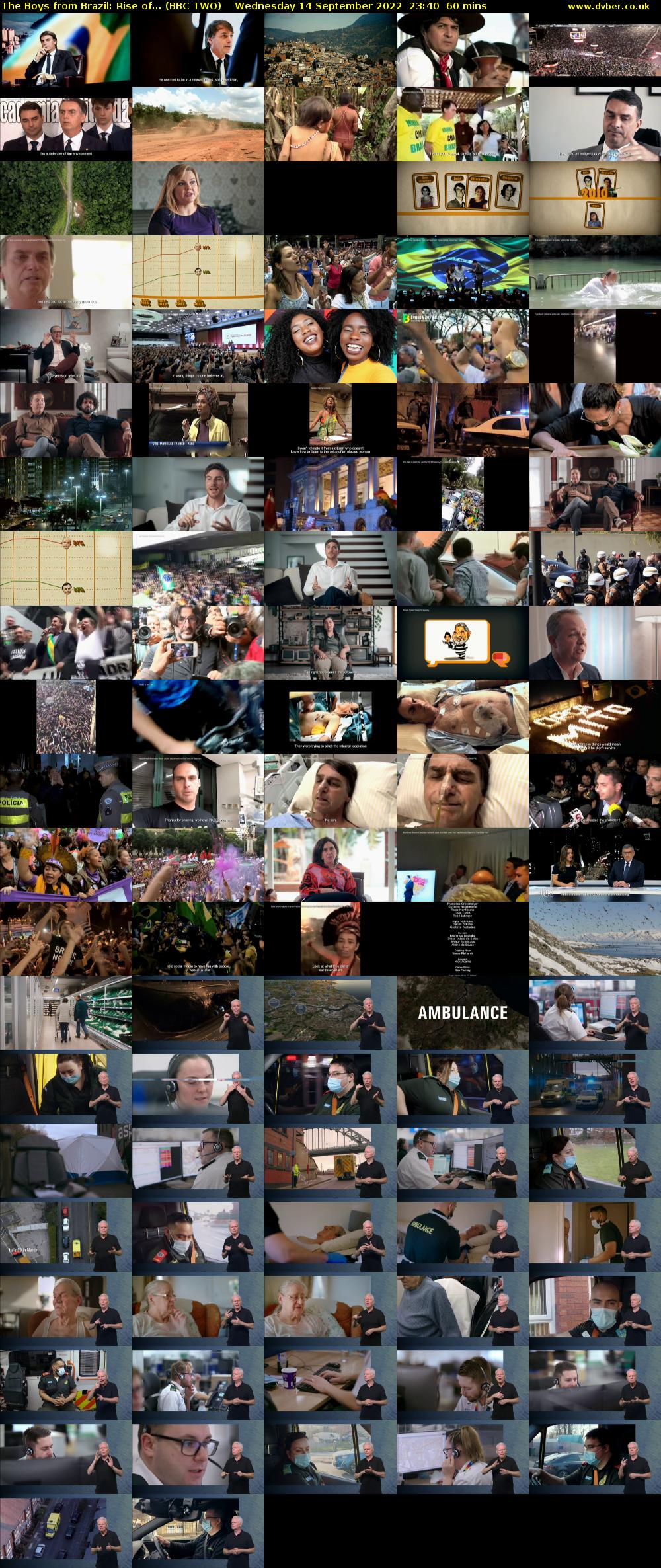 The Boys from Brazil: Rise of... (BBC TWO) Wednesday 14 September 2022 23:40 - 00:40