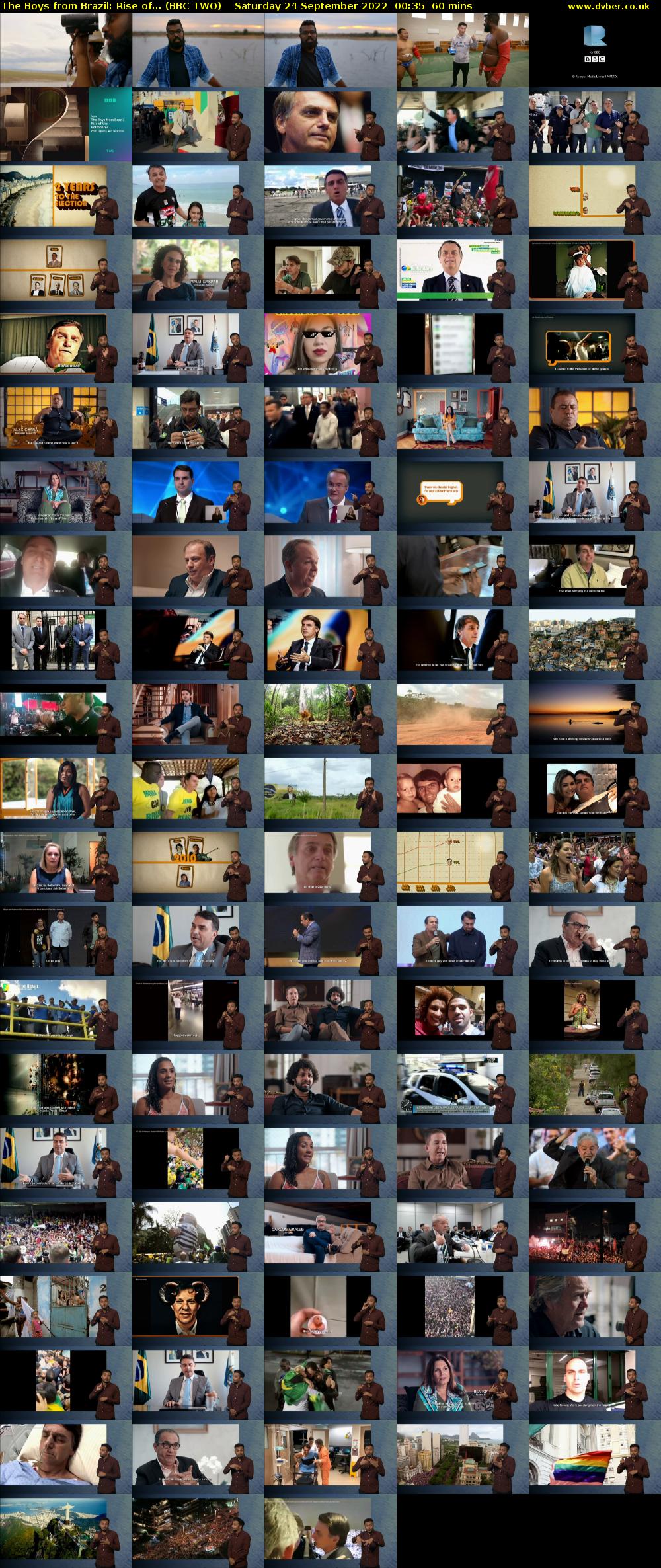 The Boys from Brazil: Rise of... (BBC TWO) Saturday 24 September 2022 00:35 - 01:35