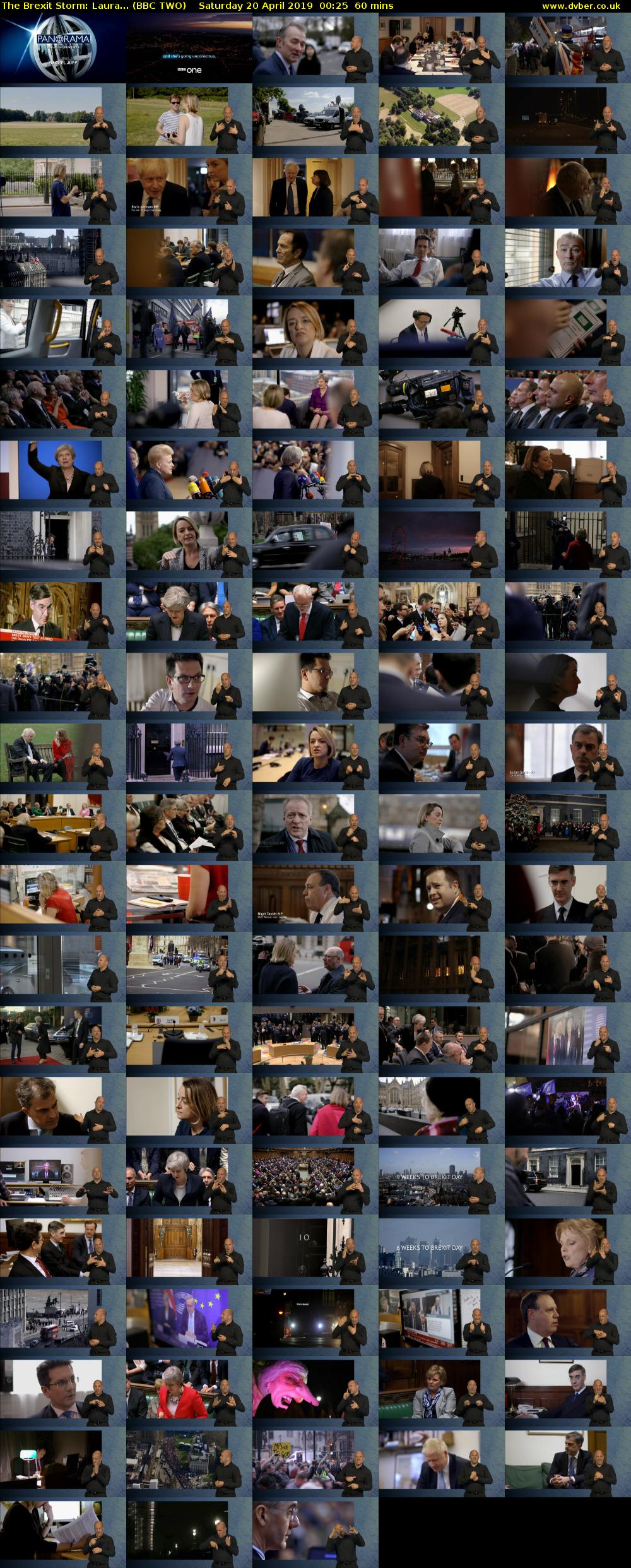 The Brexit Storm: Laura... (BBC TWO) Saturday 20 April 2019 00:25 - 01:25