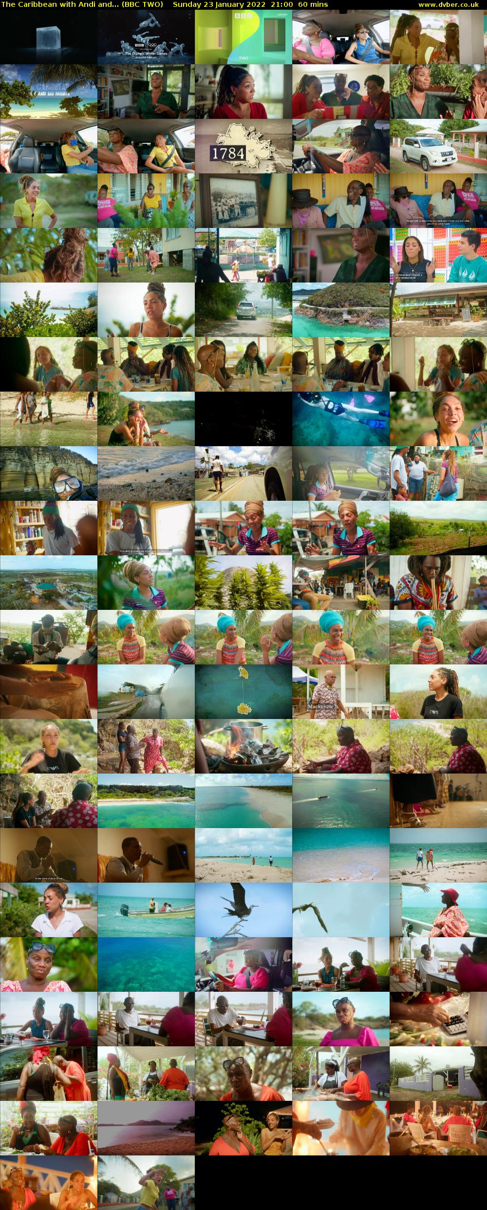 The Caribbean with Andi and... (BBC TWO) Sunday 23 January 2022 21:00 - 22:00