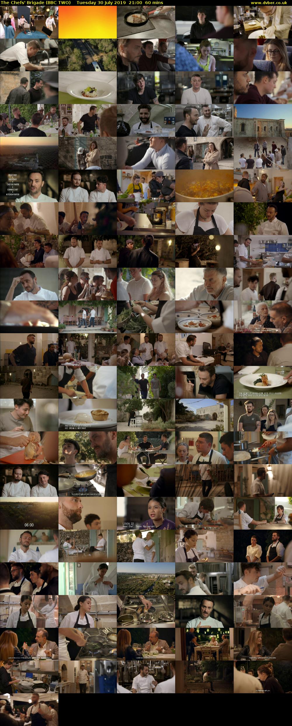 The Chefs' Brigade (BBC TWO) Tuesday 30 July 2019 21:00 - 22:00