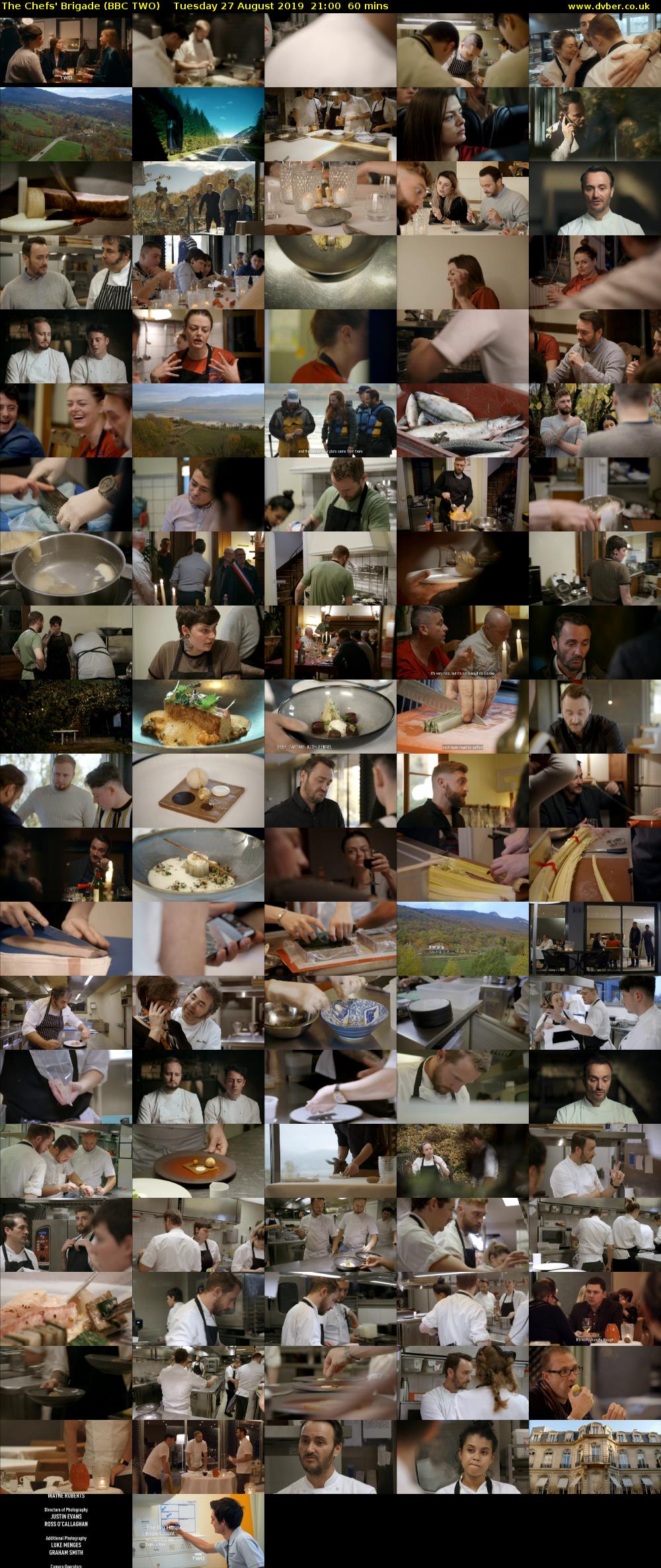 The Chefs' Brigade (BBC TWO) Tuesday 27 August 2019 21:00 - 22:00