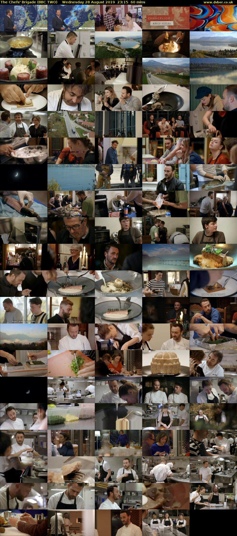 The Chefs' Brigade (BBC TWO) Wednesday 28 August 2019 23:15 - 00:15