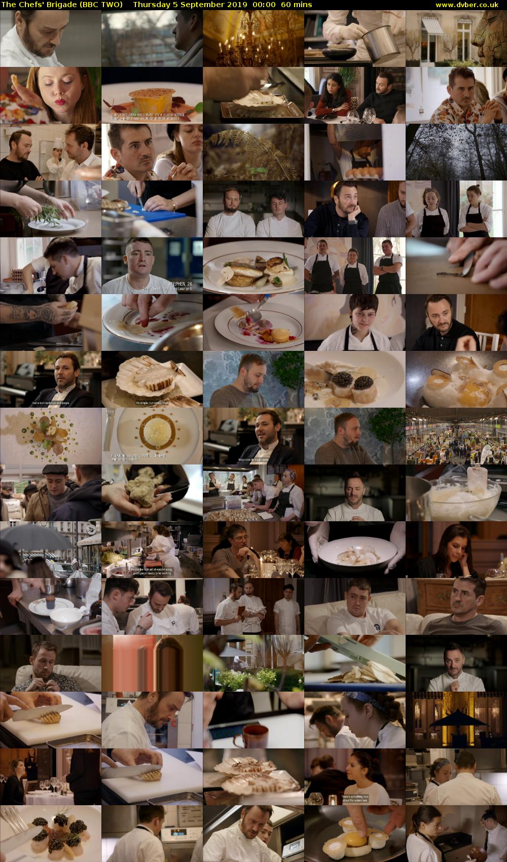 The Chefs' Brigade (BBC TWO) Thursday 5 September 2019 00:00 - 01:00