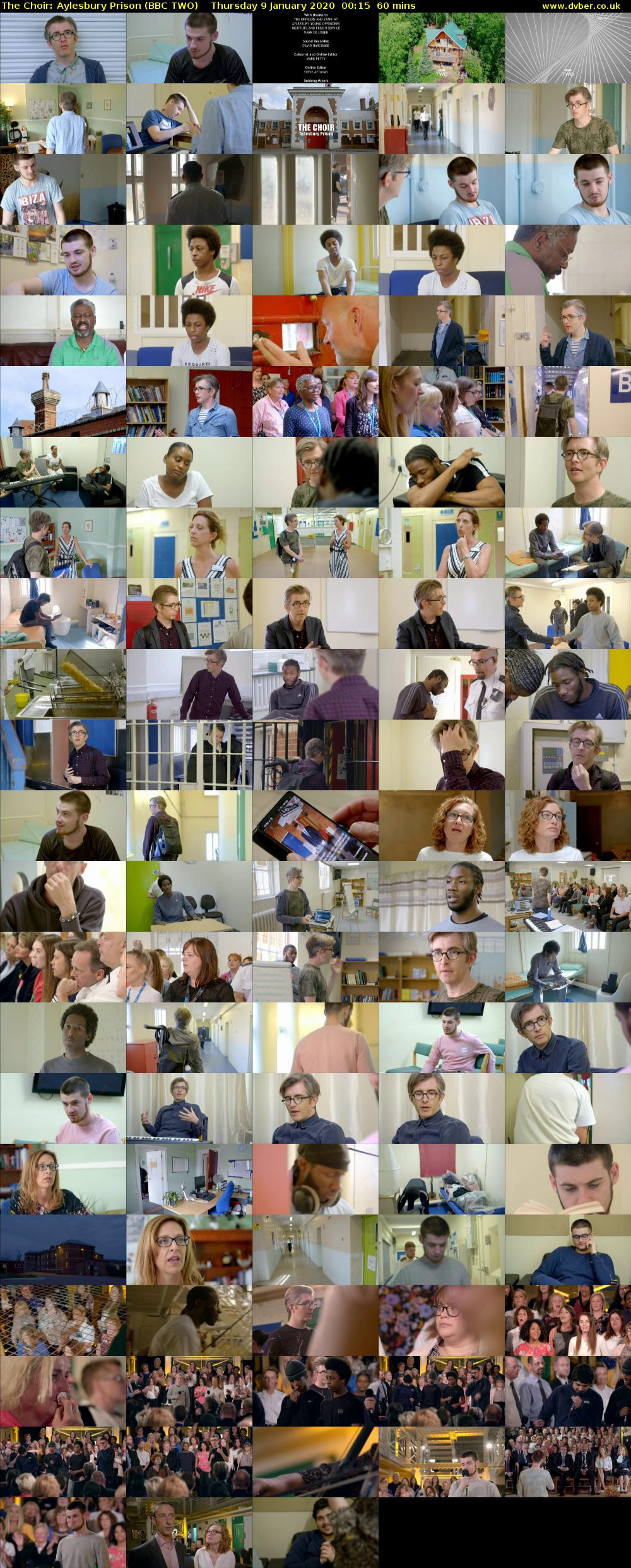The Choir: Aylesbury Prison (BBC TWO) Thursday 9 January 2020 00:15 - 01:15