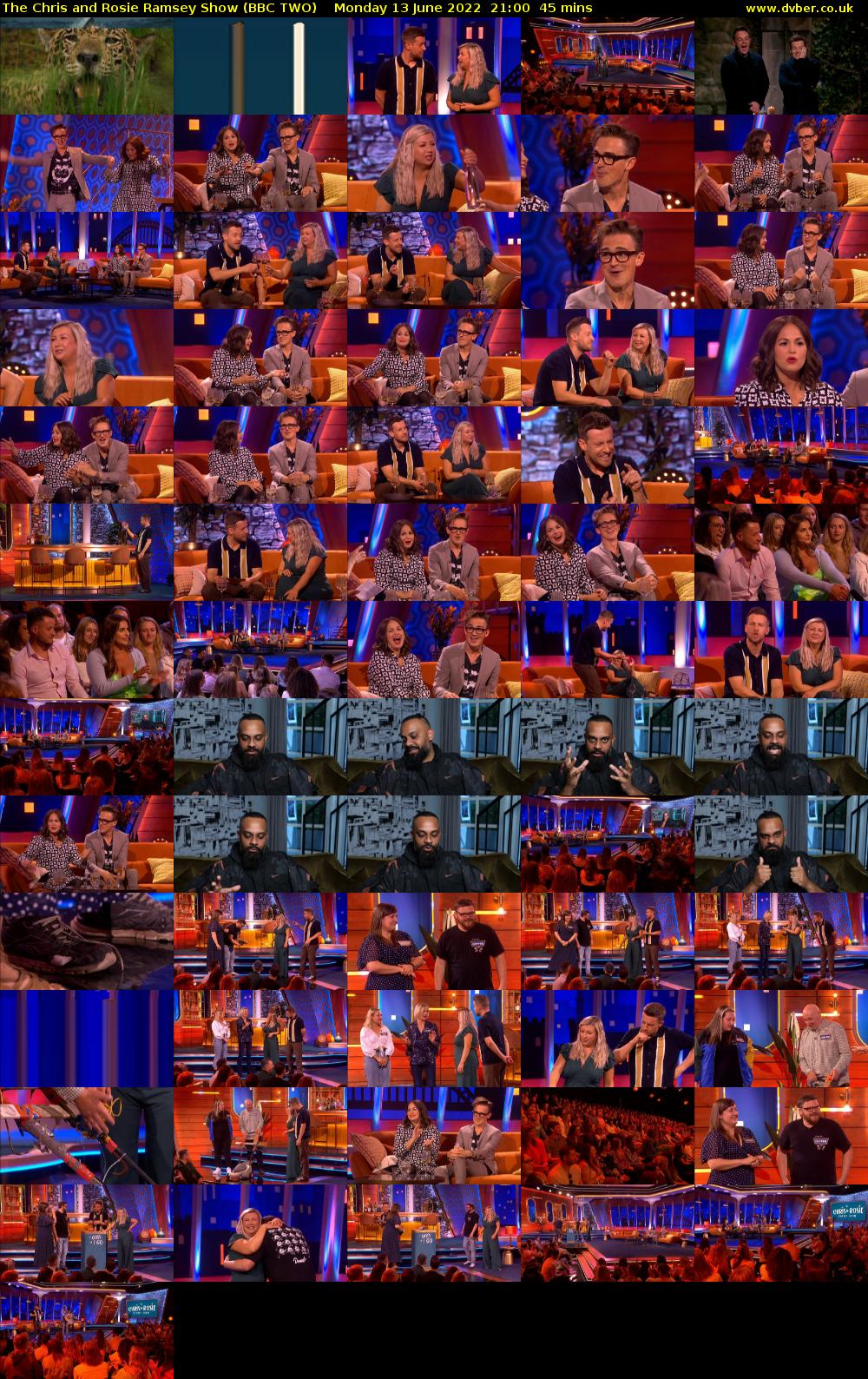 The Chris and Rosie Ramsey Show (BBC TWO) Monday 13 June 2022 21:00 - 21:45