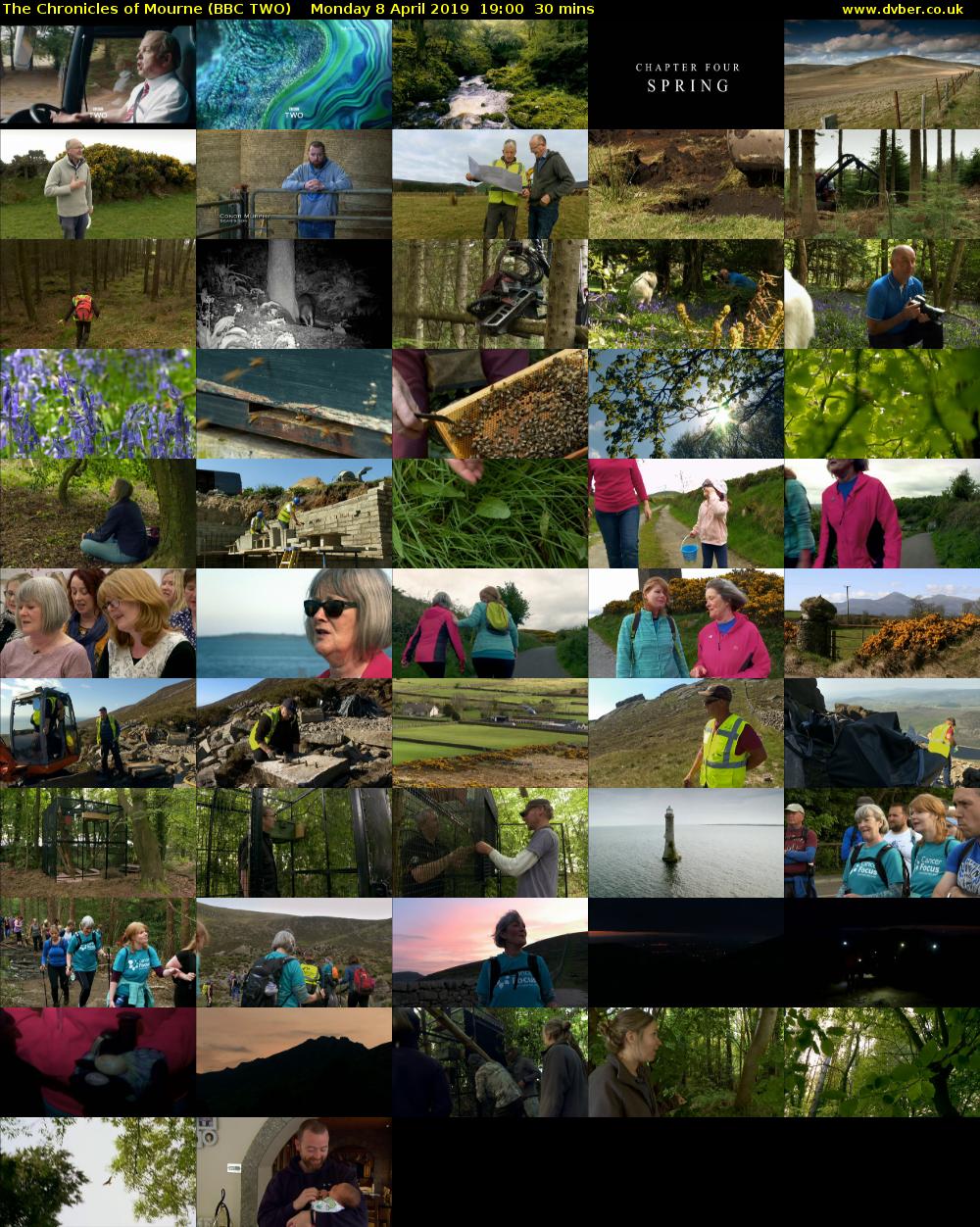 The Chronicles of Mourne (BBC TWO) Monday 8 April 2019 19:00 - 19:30