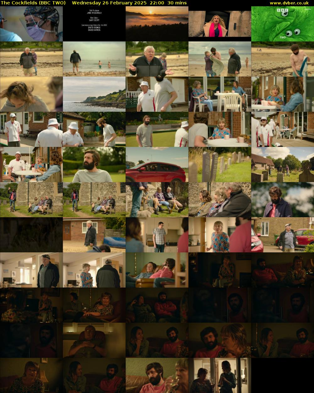 The Cockfields (BBC TWO) Wednesday 26 February 2025 22:00 - 22:30