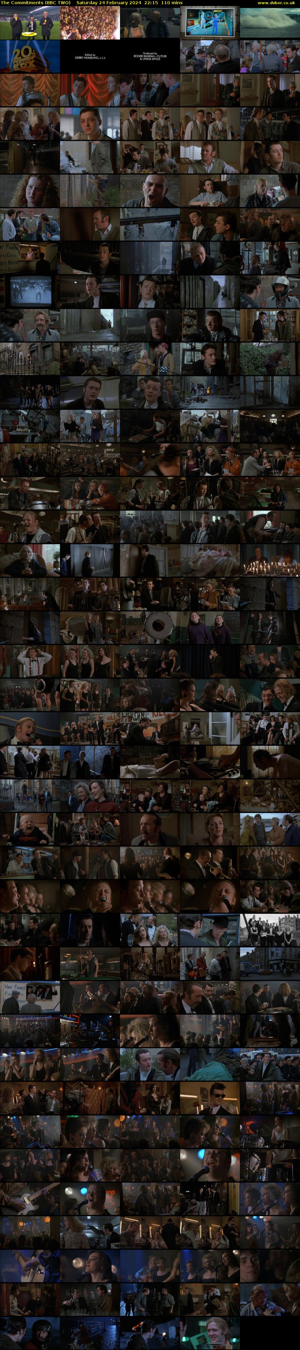The Commitments (BBC TWO) Saturday 24 February 2024 22:15 - 00:05