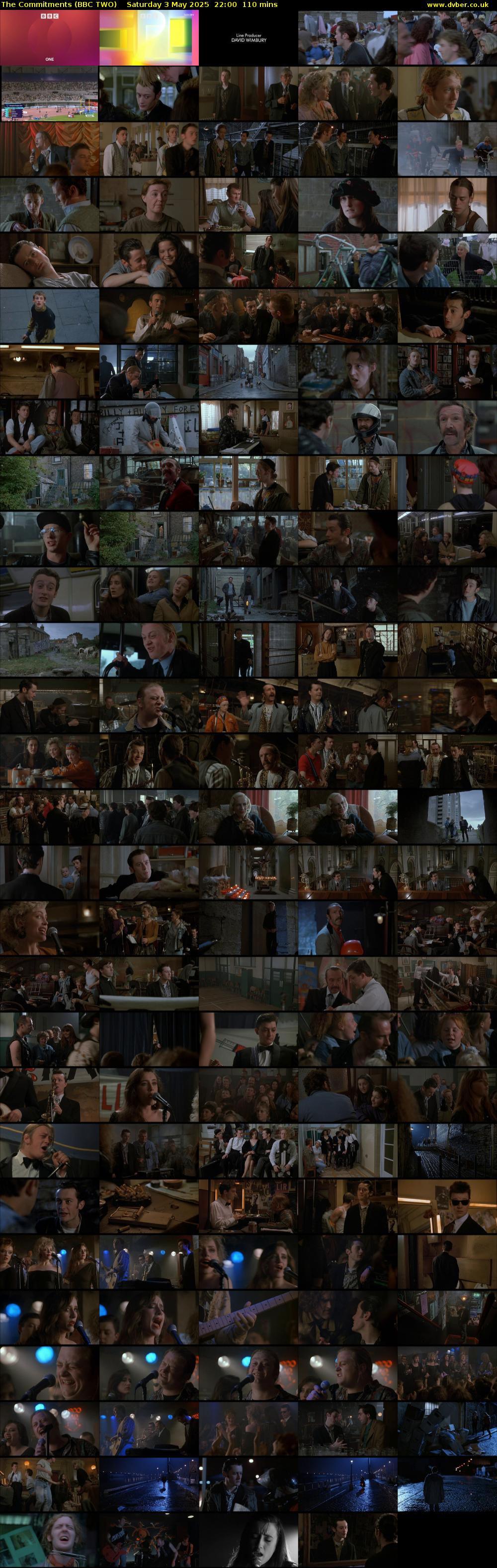 The Commitments (BBC TWO) Saturday 3 May 2025 22:00 - 23:50