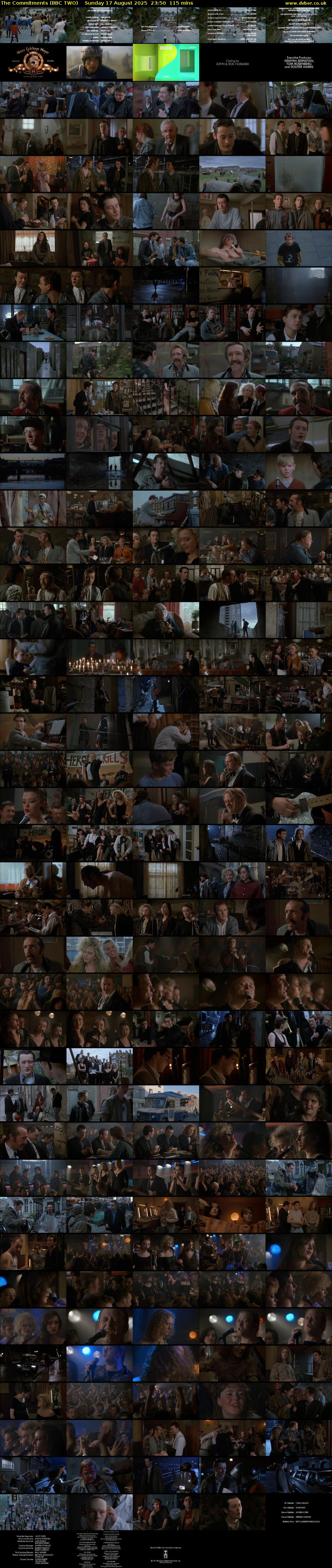 The Commitments (BBC TWO) Sunday 17 August 2025 23:50 - 01:45