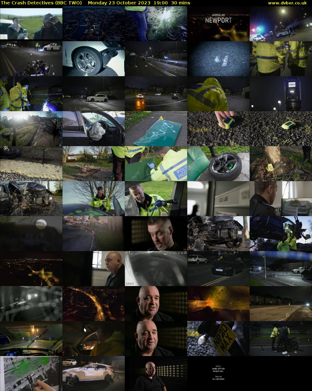 The Crash Detectives (BBC TWO) Monday 23 October 2023 19:00 - 19:30