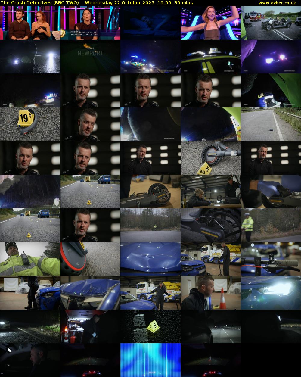The Crash Detectives (BBC TWO) Wednesday 22 October 2025 19:00 - 19:30