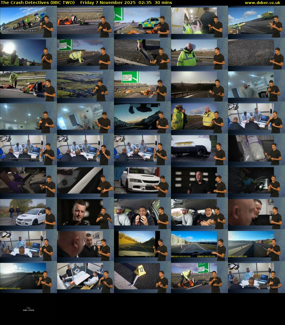 The Crash Detectives (BBC TWO) Friday 7 November 2025 02:35 - 03:05