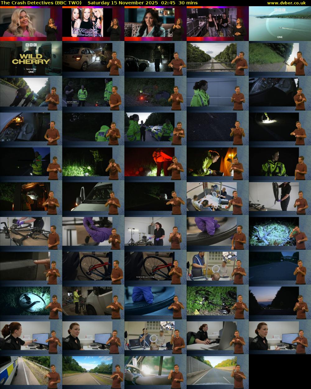 The Crash Detectives (BBC TWO) Saturday 15 November 2025 02:45 - 03:15
