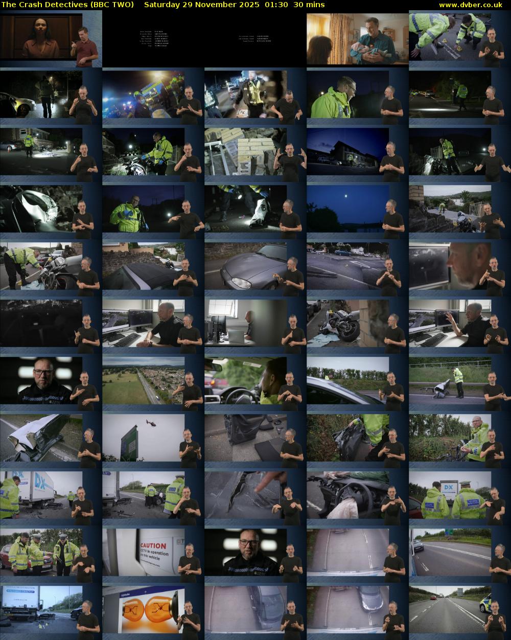 The Crash Detectives (BBC TWO) Saturday 29 November 2025 01:30 - 02:00