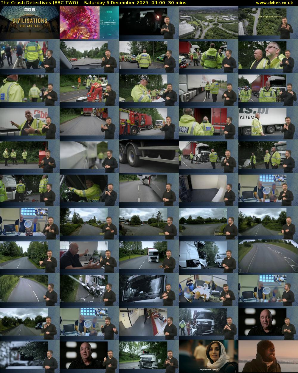 The Crash Detectives (BBC TWO) Saturday 6 December 2025 04:00 - 04:30