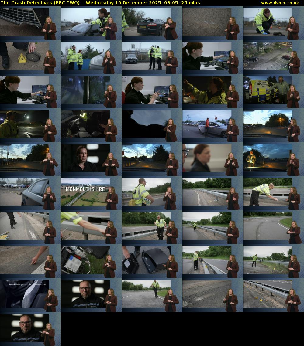 The Crash Detectives (BBC TWO) Wednesday 10 December 2025 03:05 - 03:30