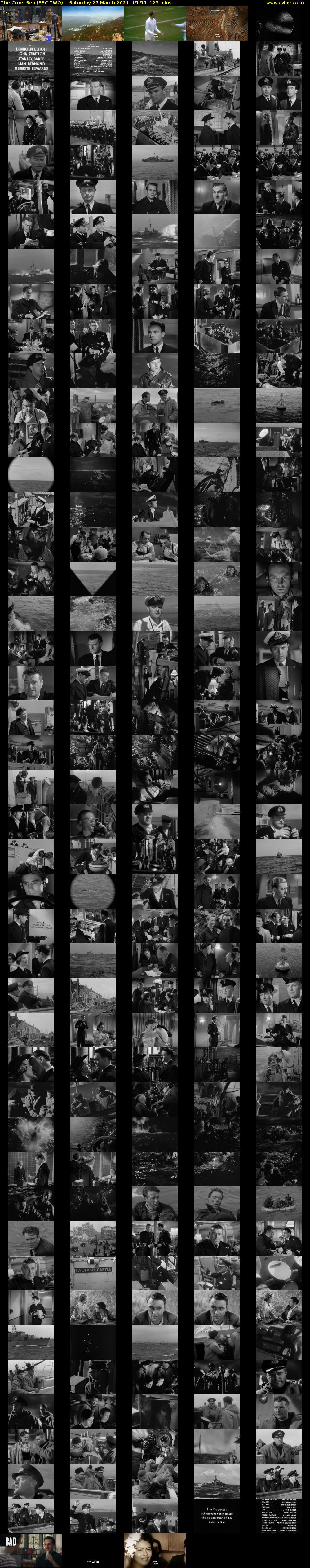 The Cruel Sea (BBC TWO) Saturday 27 March 2021 15:55 - 18:00