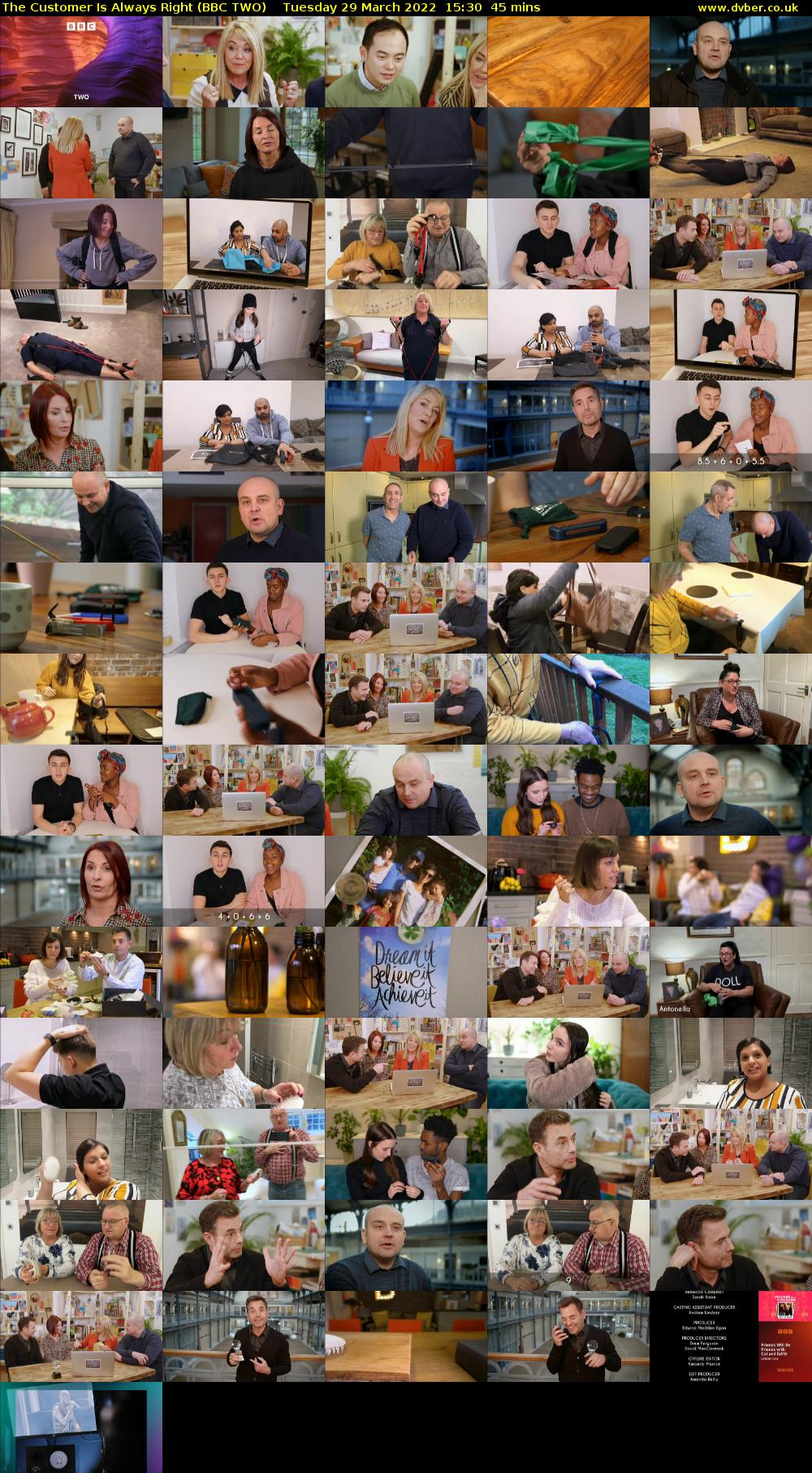 The Customer Is Always Right (BBC TWO) Tuesday 29 March 2022 15:30 - 16:15