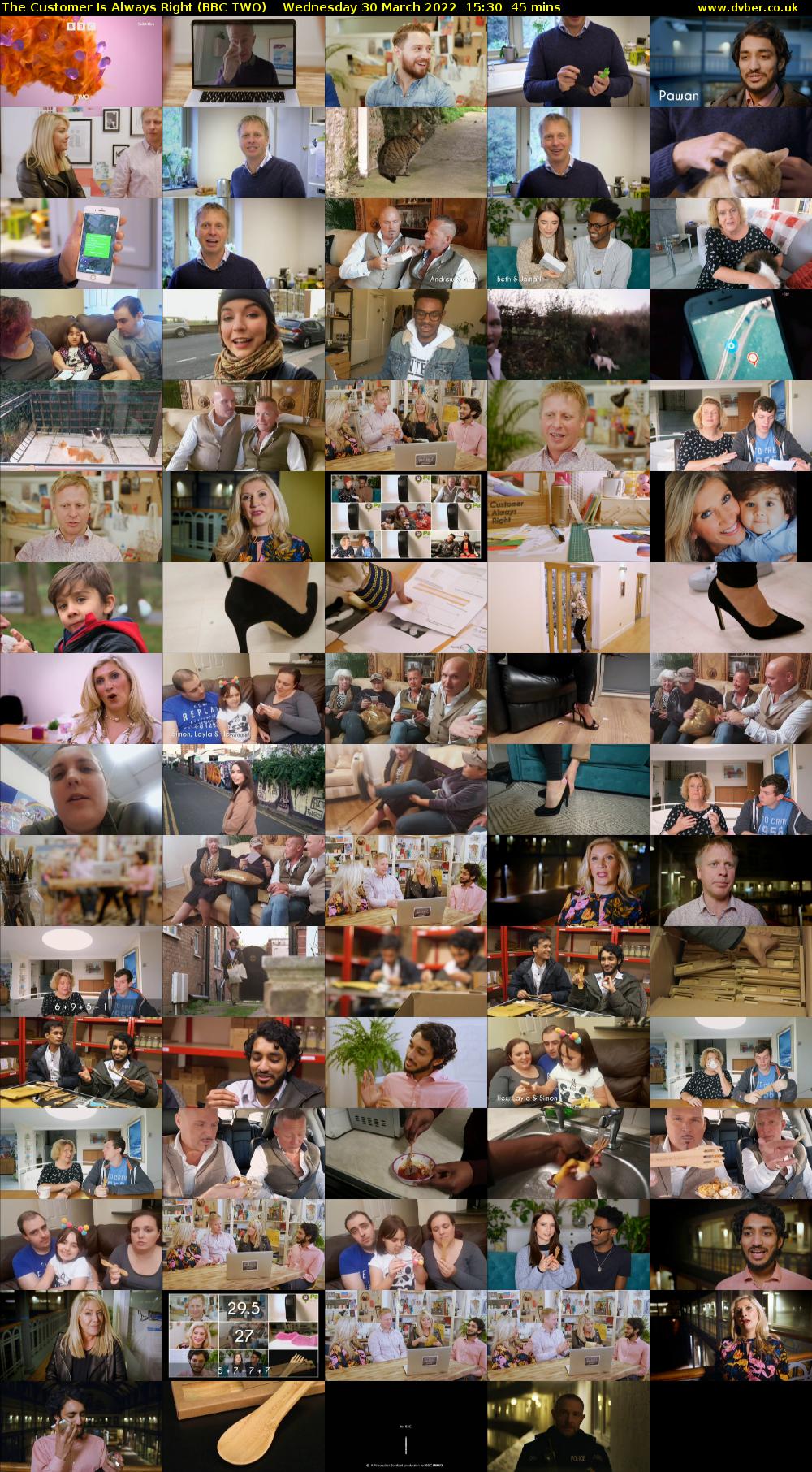 The Customer Is Always Right (BBC TWO) Wednesday 30 March 2022 15:30 - 16:15