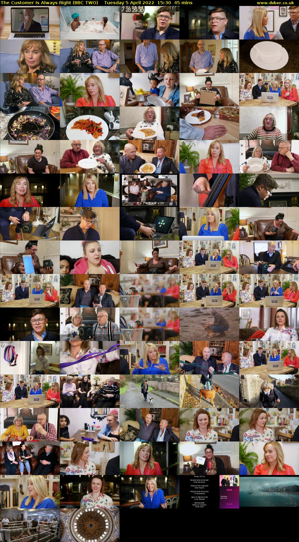 The Customer Is Always Right (BBC TWO) Tuesday 5 April 2022 15:30 - 16:15