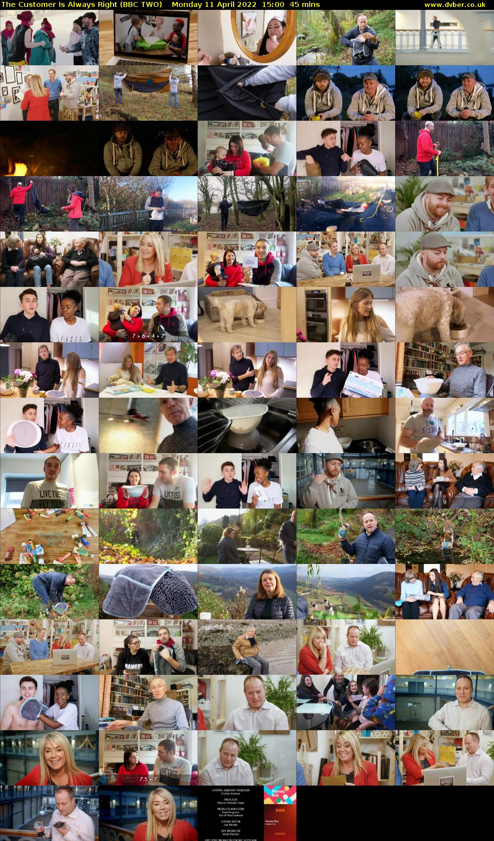 The Customer Is Always Right (BBC TWO) Monday 11 April 2022 15:00 - 15:45