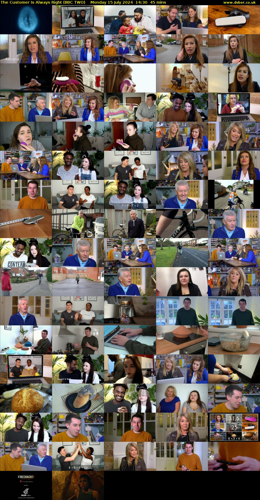 The Customer Is Always Right (BBC TWO) Monday 15 July 2024 14:30 - 15:15
