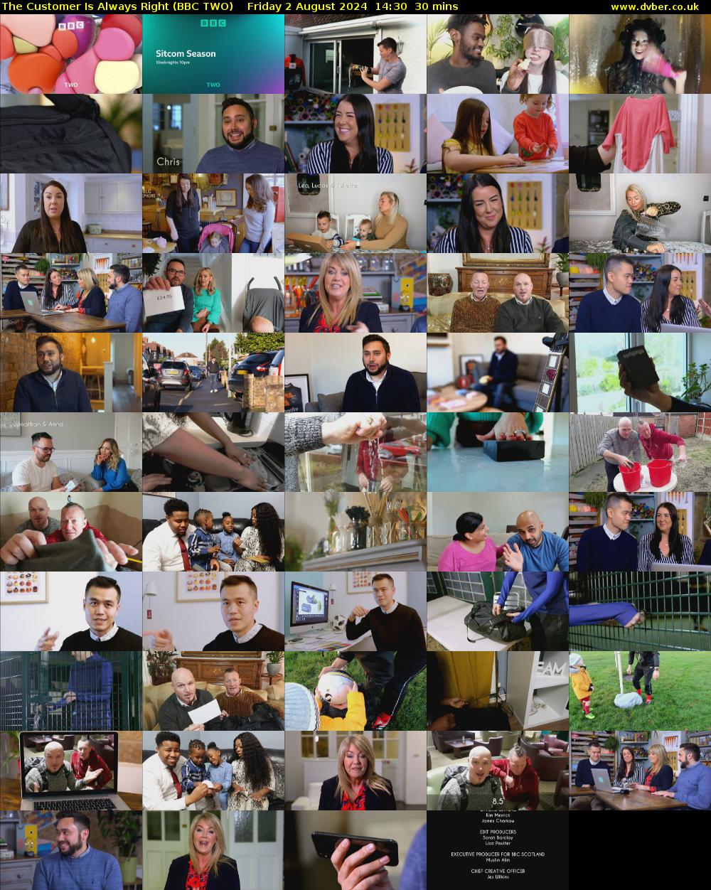 The Customer Is Always Right (BBC TWO) Friday 2 August 2024 14:30 - 15:00