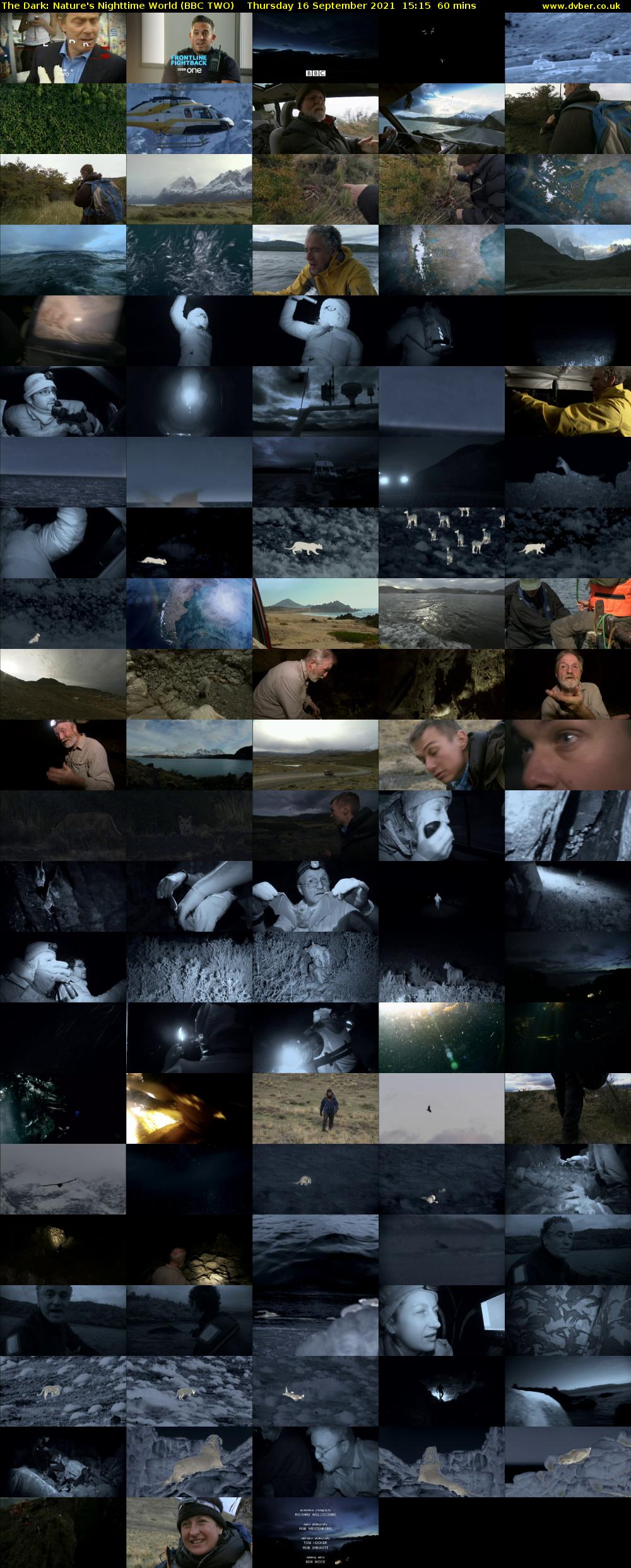 The Dark: Nature's Nighttime World (BBC TWO) Thursday 16 September 2021 15:15 - 16:15