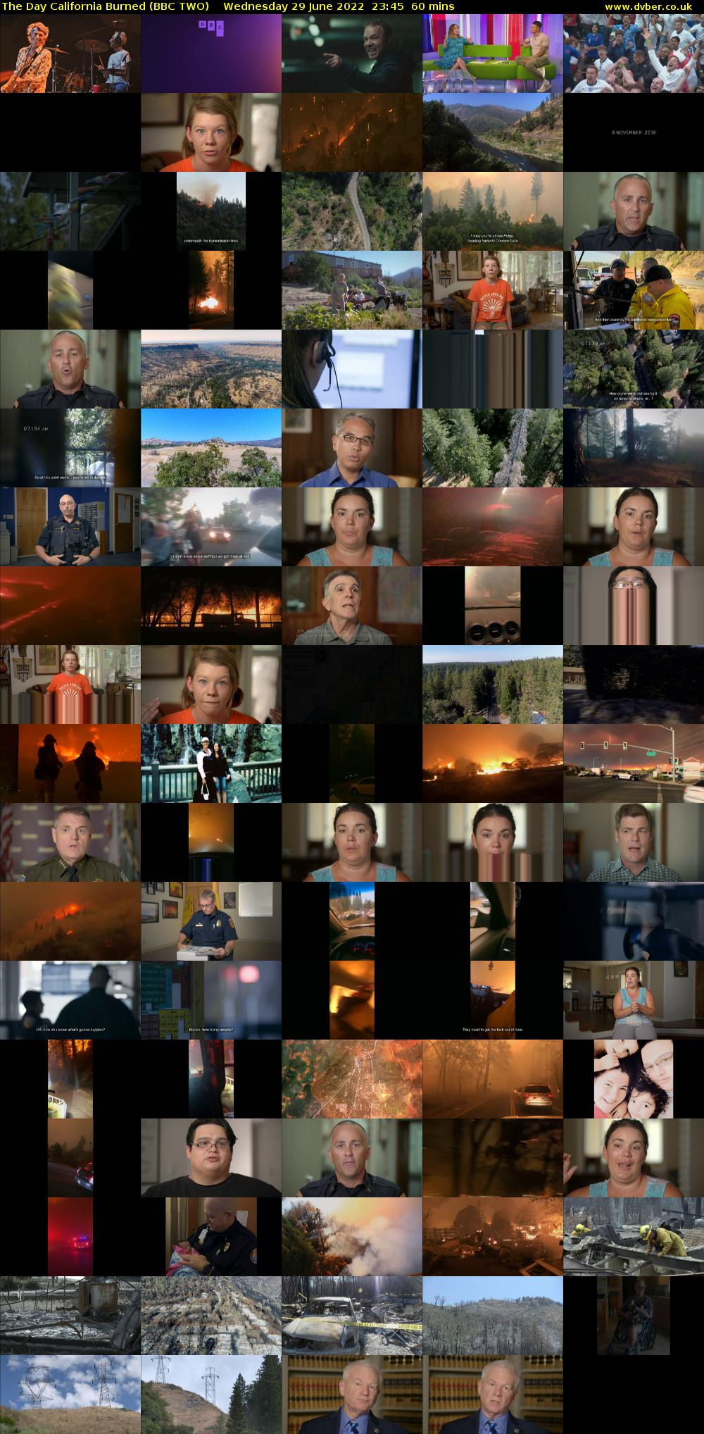 The Day California Burned (BBC TWO) Wednesday 29 June 2022 23:45 - 00:45